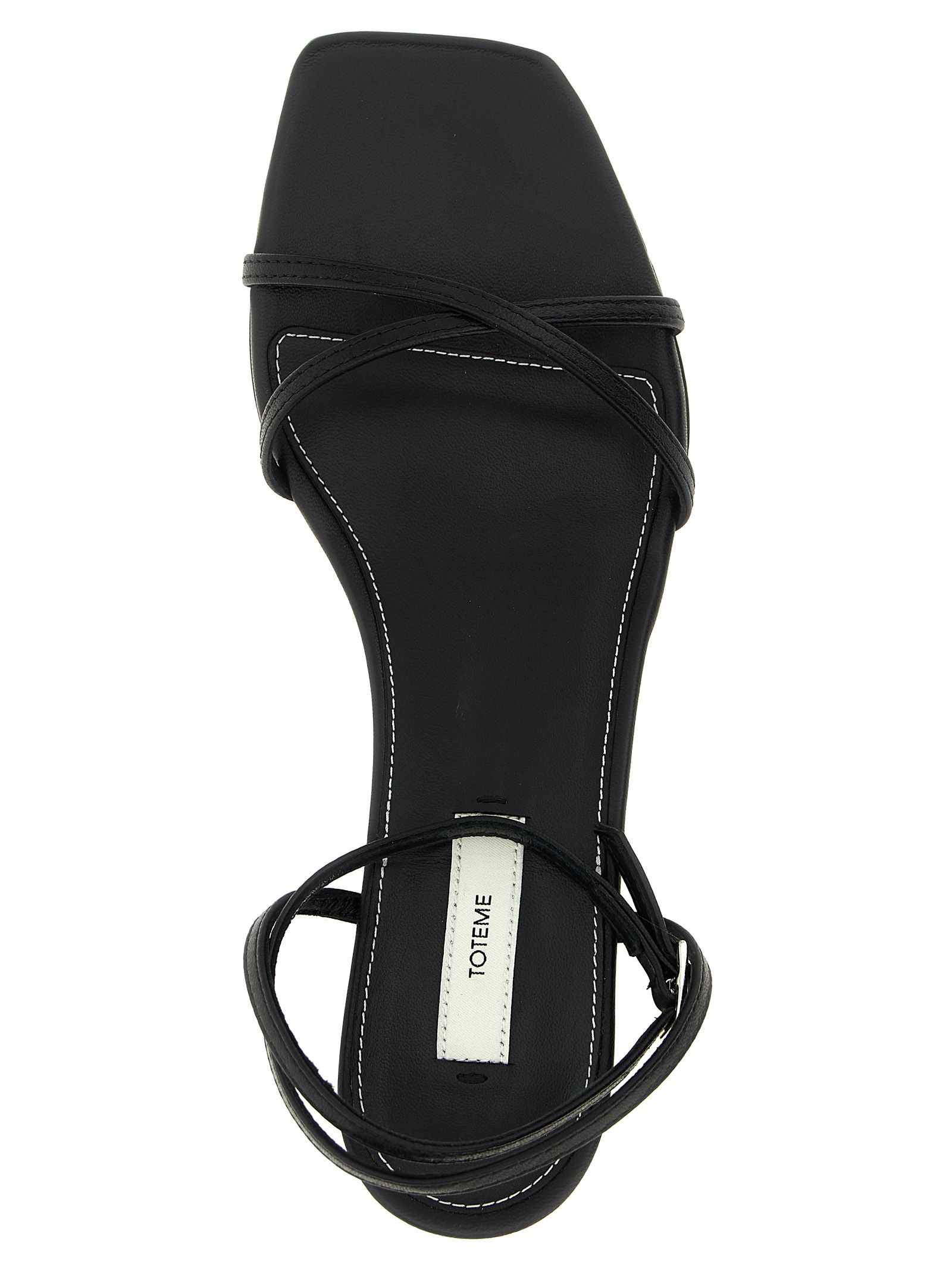 Leather Mid Heel Women's Pumps - TOTEME - Modalova