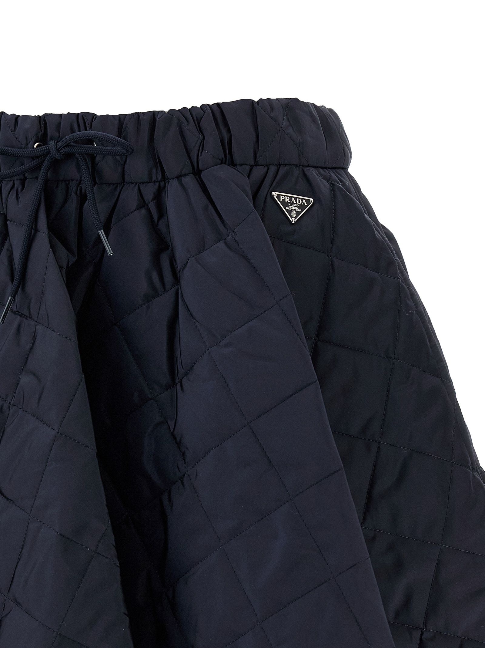 Recycled Polyamide Midi Women's Skirt - Prada - Modalova