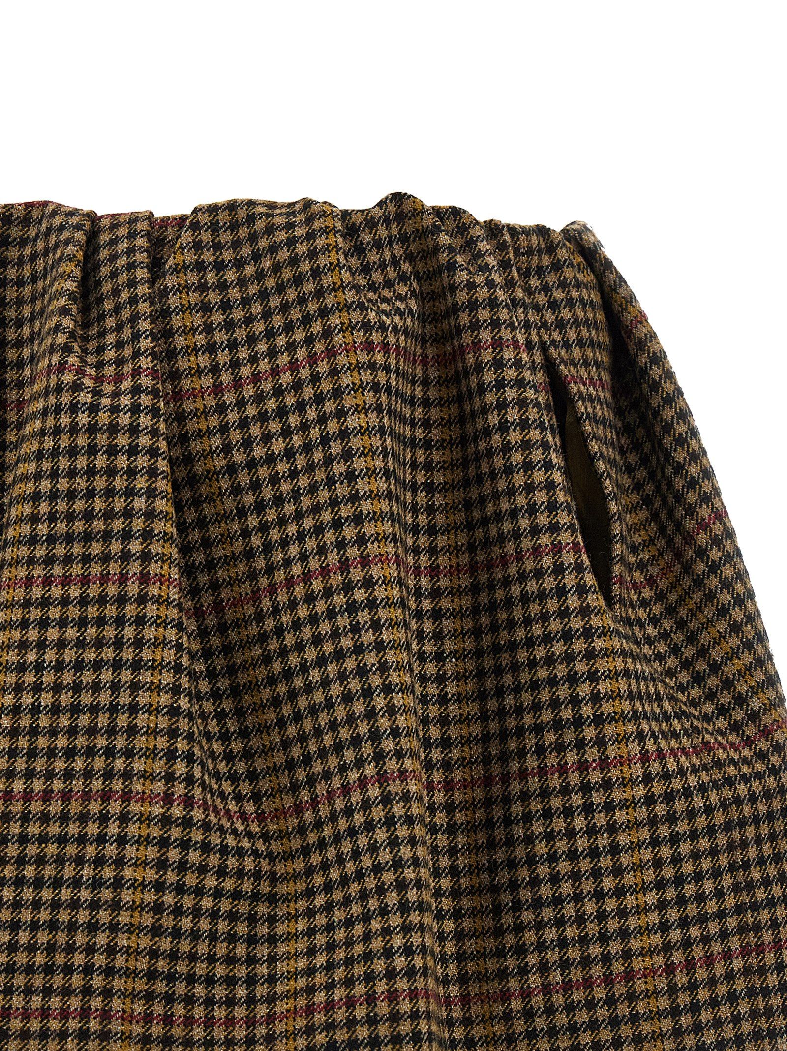 Virgin Wool Long Women's Skirt - Miu Miu - Modalova