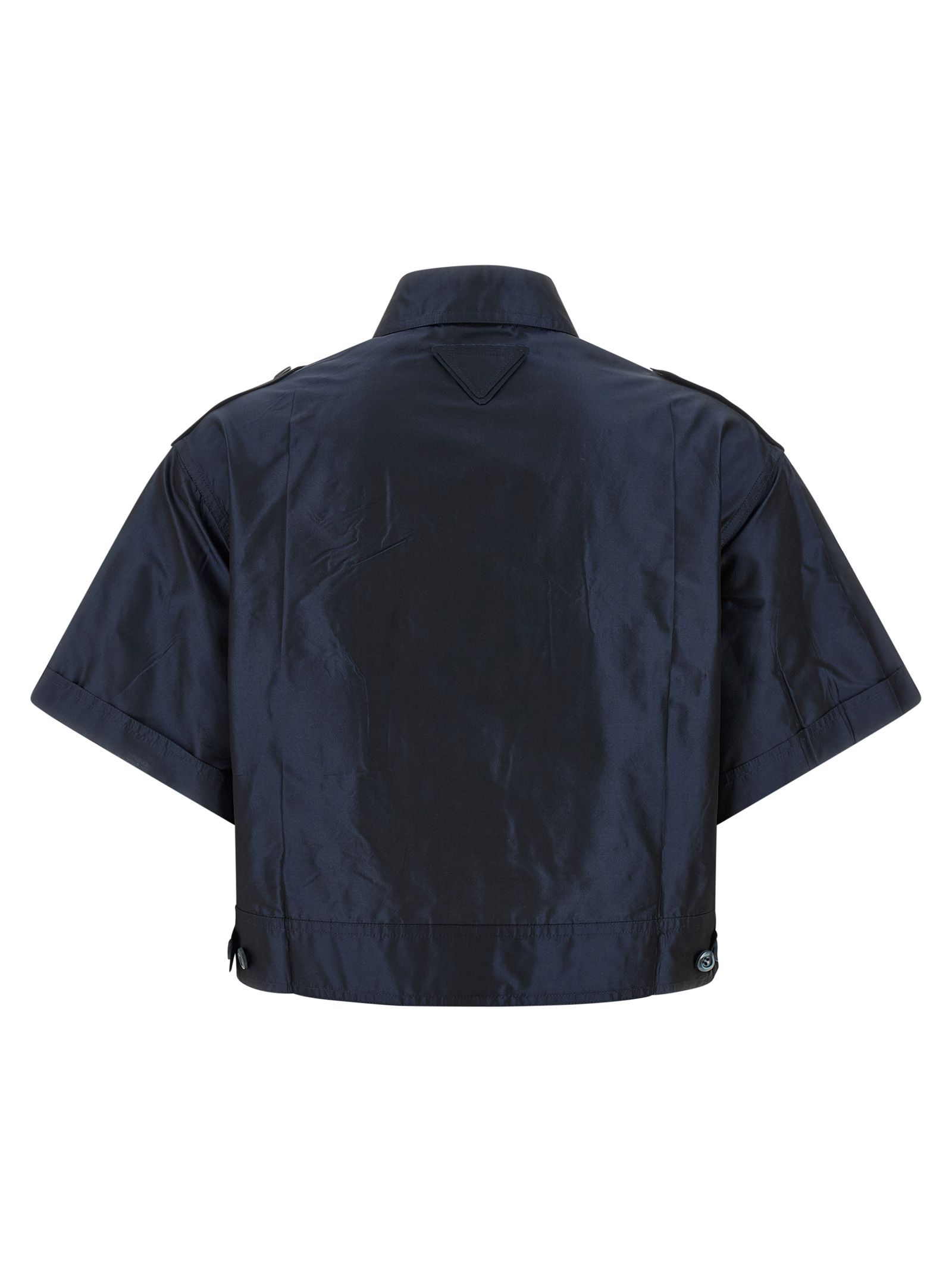 Prada Blue Silk Women's Blouse - Prada - Modalova
