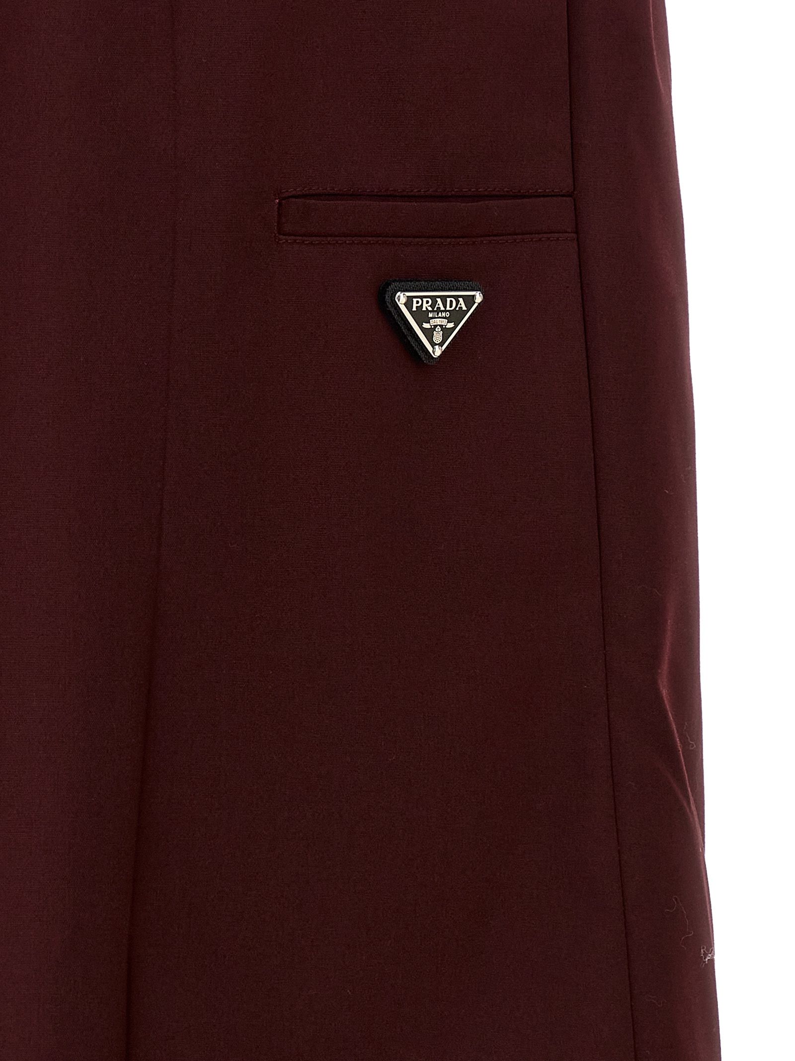 Polyester Midi Women's Skirt - Prada - Modalova