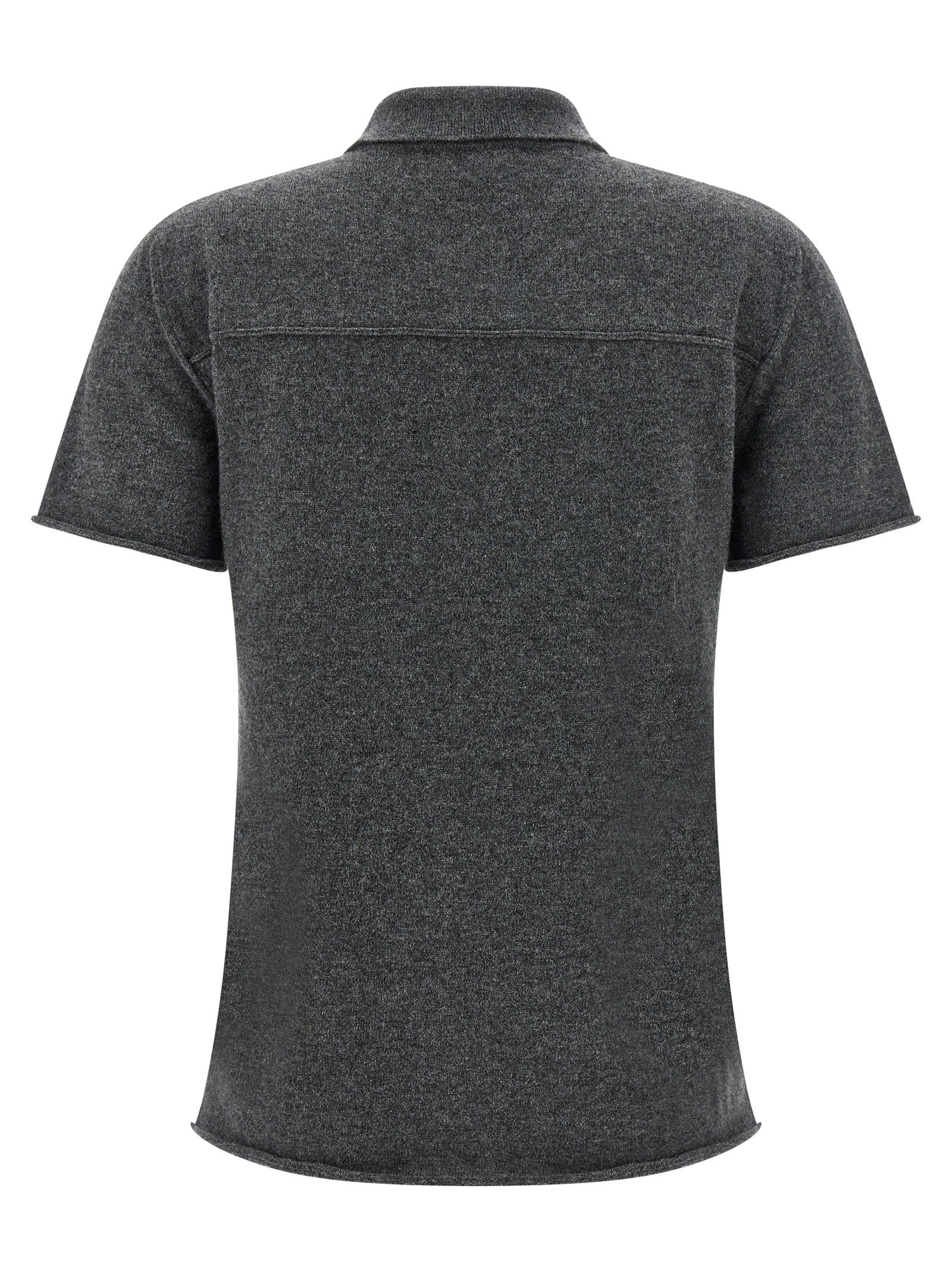 Cashmere Polo Women's Shirt - Miu Miu - Modalova