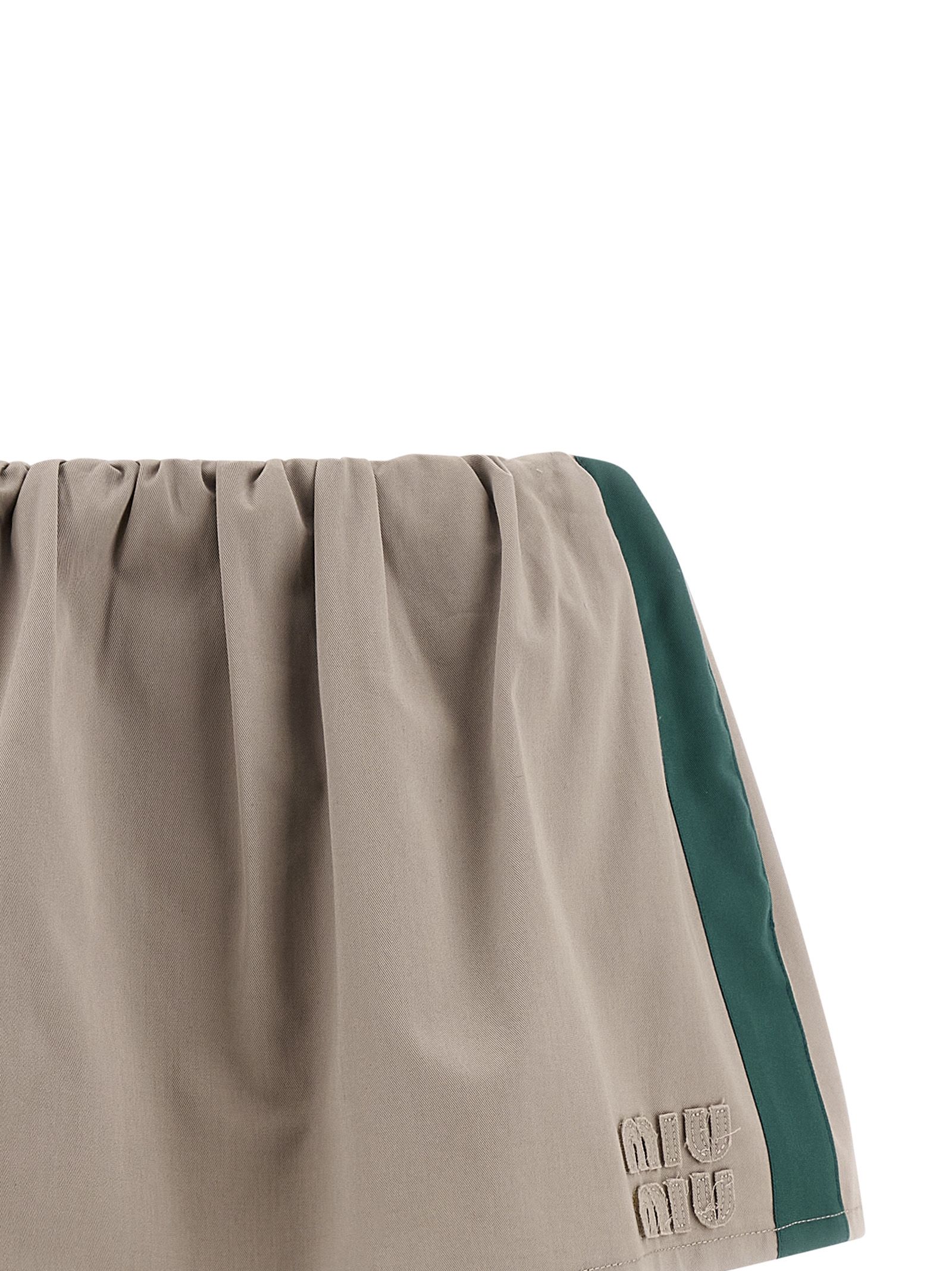 Cotton Long Women's Skirt - Miu Miu - Modalova
