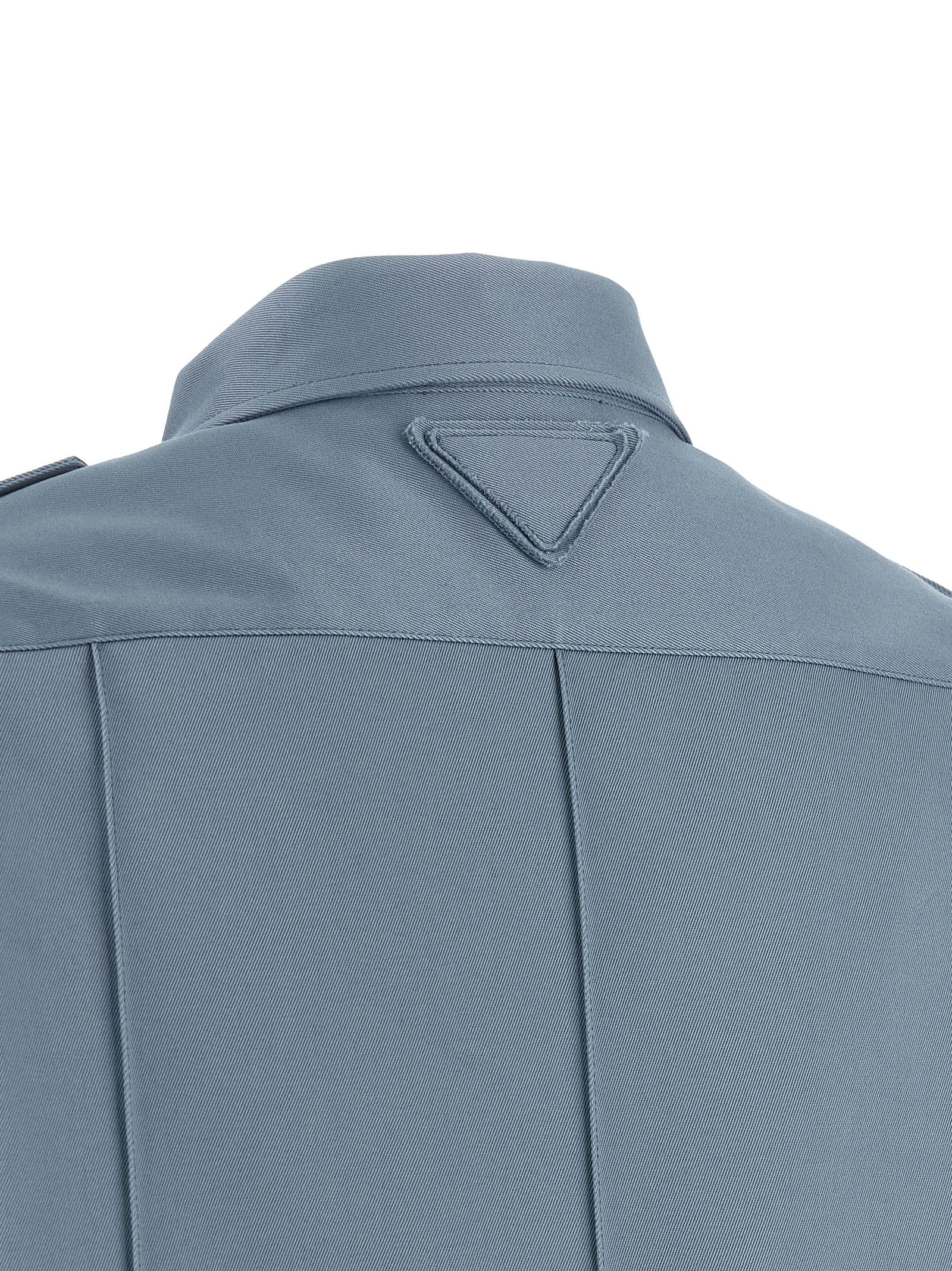 Prada Blue Cotton Women's Blouse - Prada - Modalova