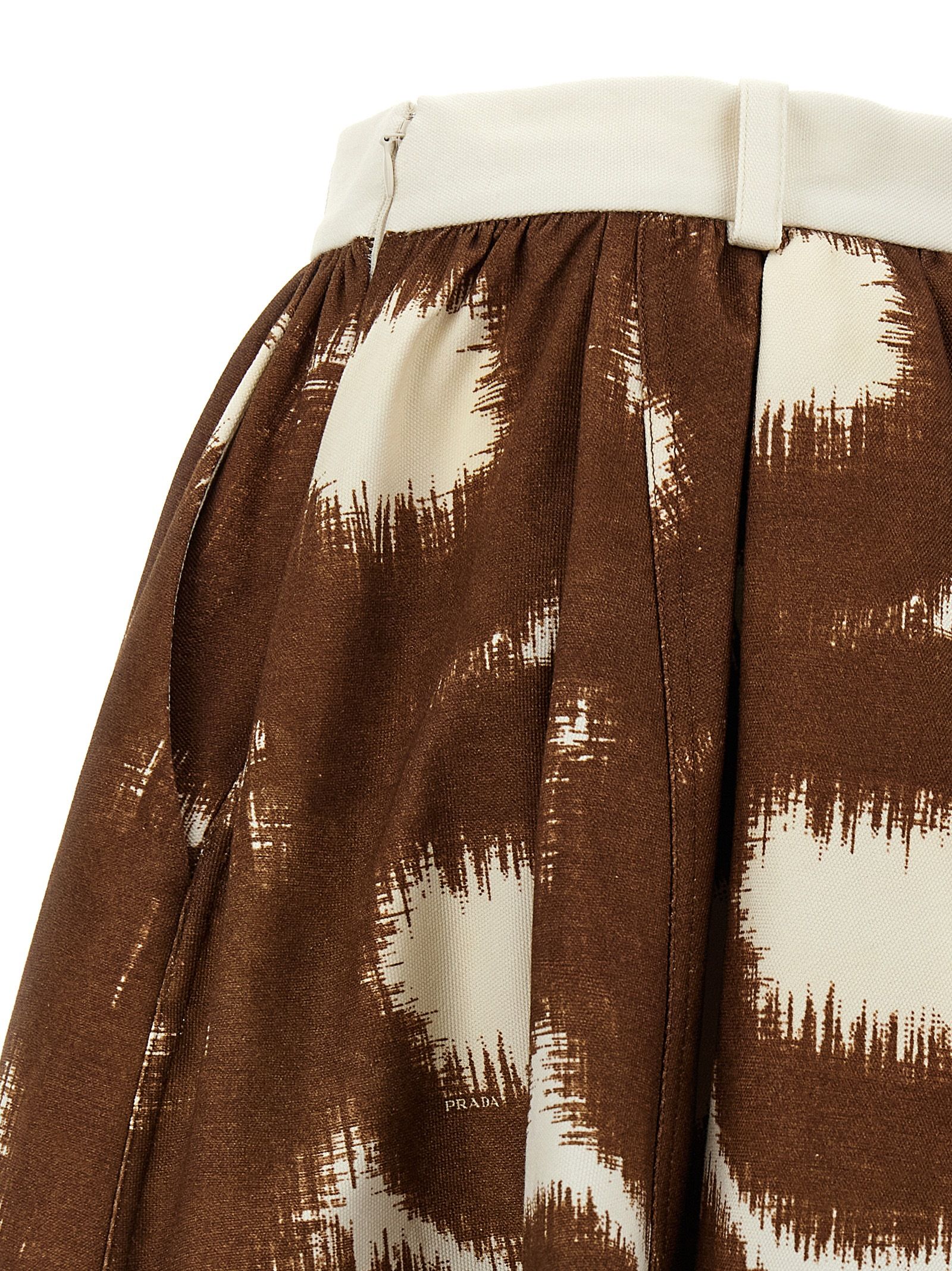 Cotton Midi Women's Skirt - Prada - Modalova
