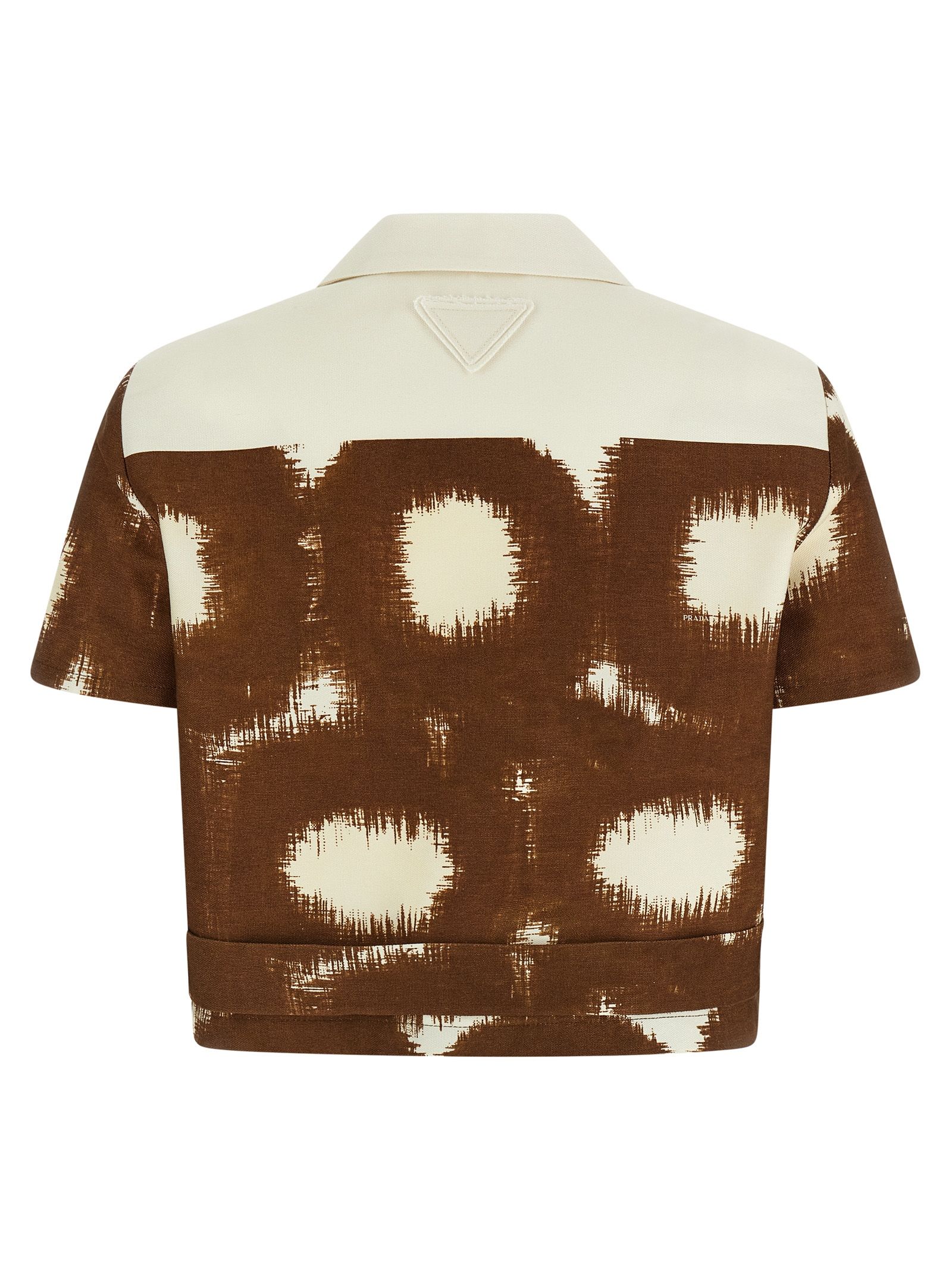 Prada Brown Cotton Women's Blouse - Prada - Modalova