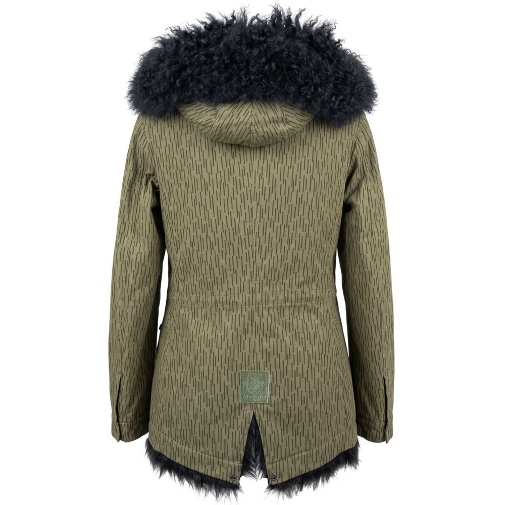 Green Cotton Women's Women's Jacket - Mr&Mrs Italy - Modalova