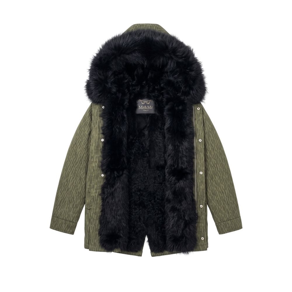 Green Cotton Women's Women's Jacket - Mr&Mrs Italy - Modalova