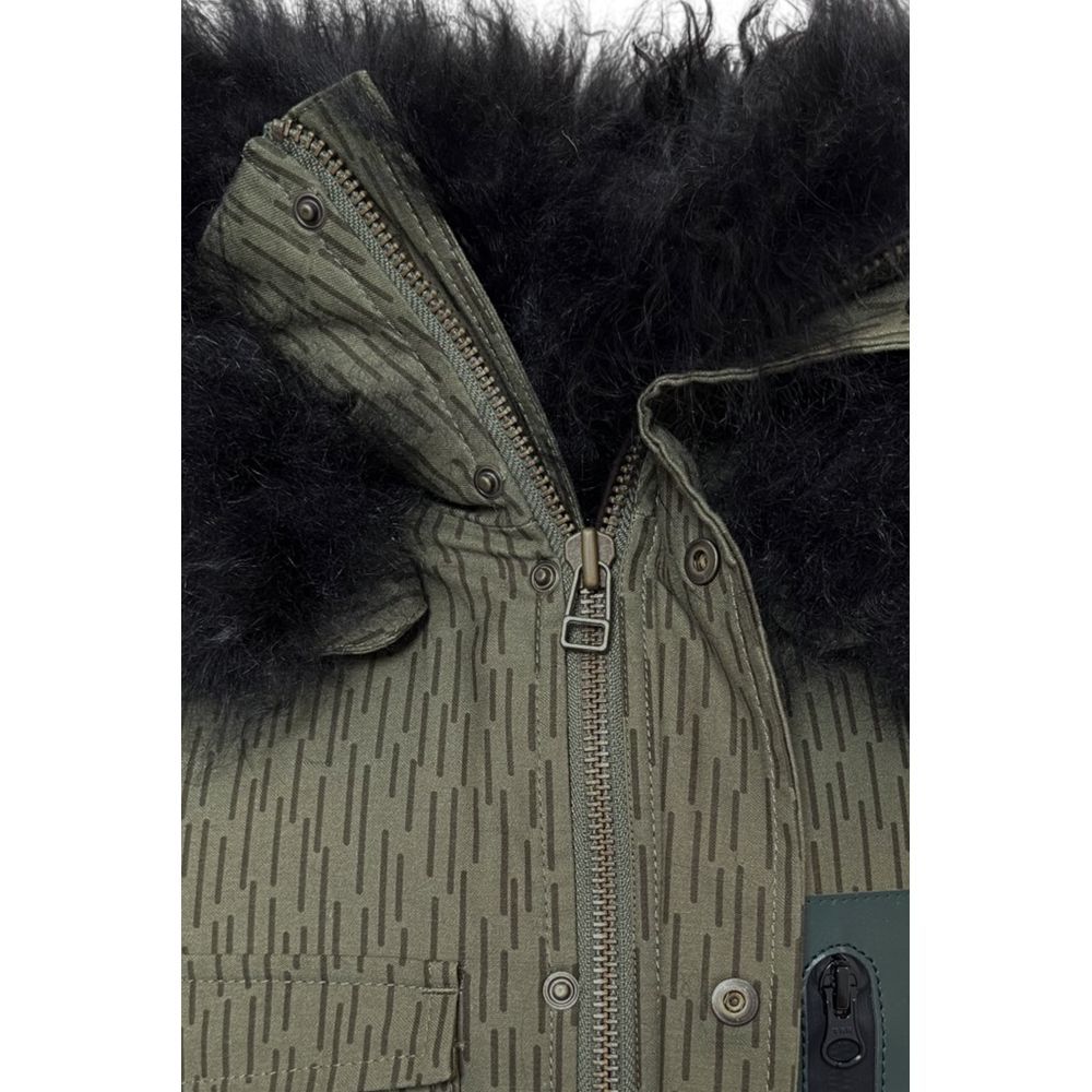 Green Cotton Women's Women's Jacket - Mr&Mrs Italy - Modalova