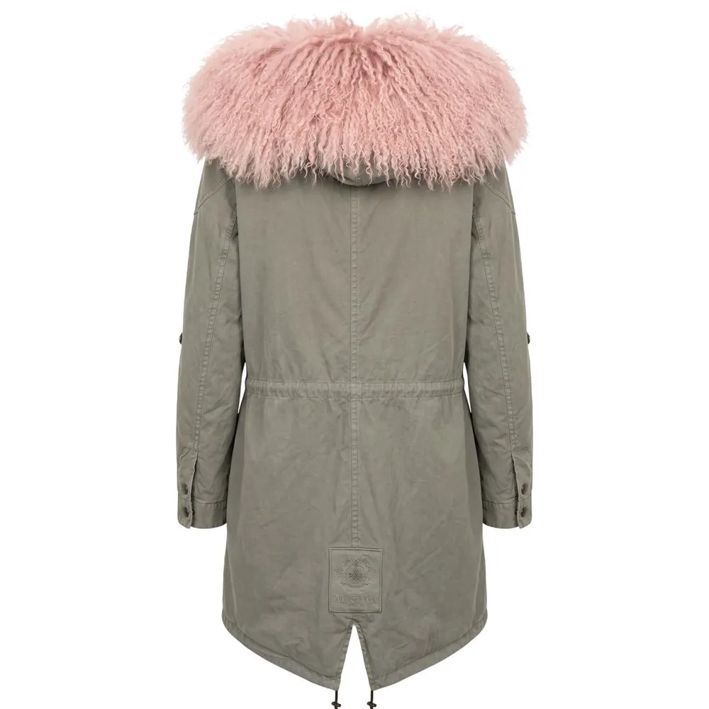 Pink Cotton Women's Women's Jacket - Mr&Mrs Italy - Modalova