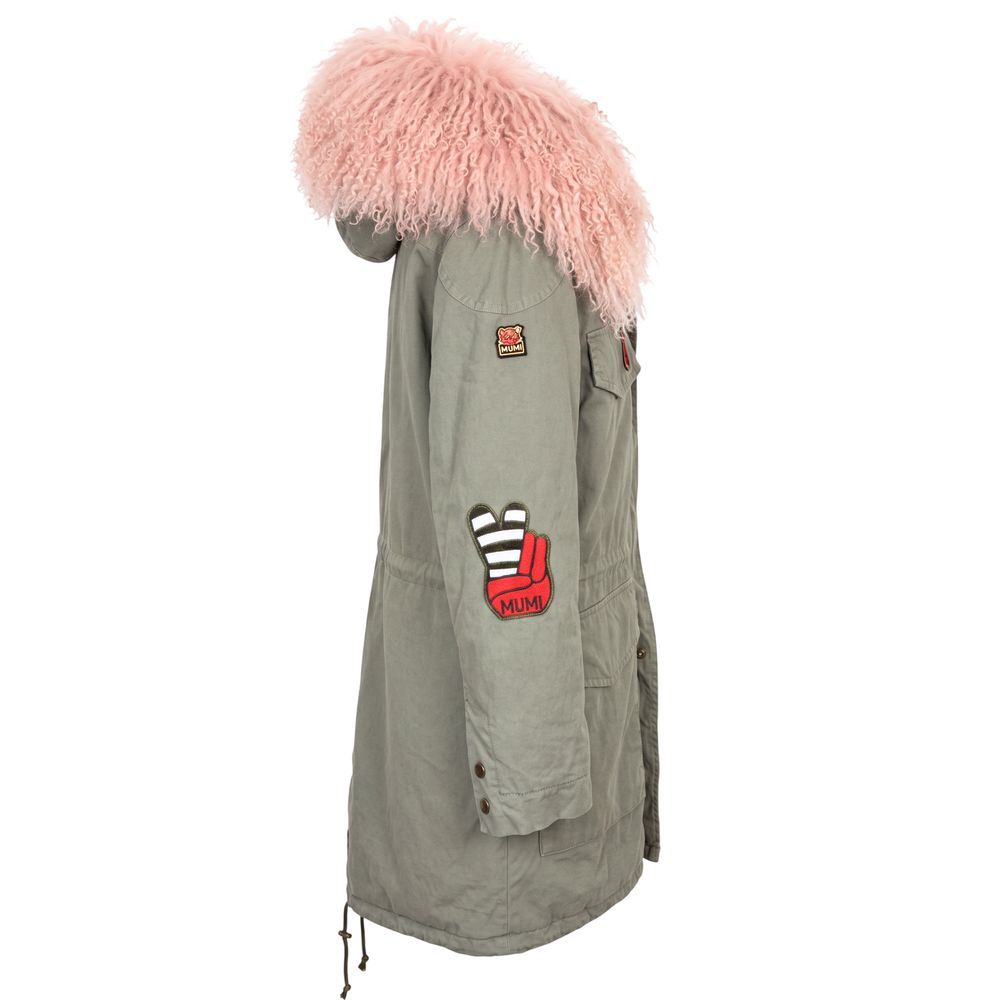 Pink Cotton Women's Women's Jacket - Mr&Mrs Italy - Modalova