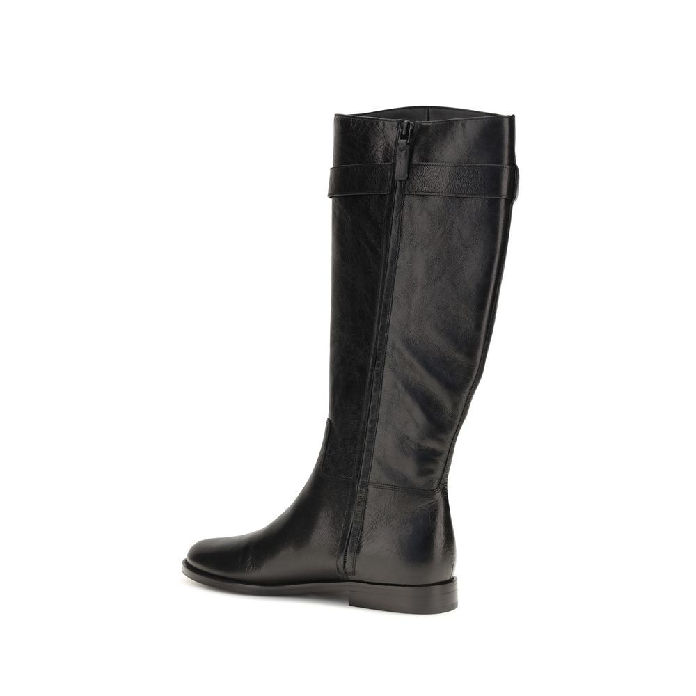 Calf Leather Bos Taurus Ankle Women's Boots - Tory Burch - Modalova