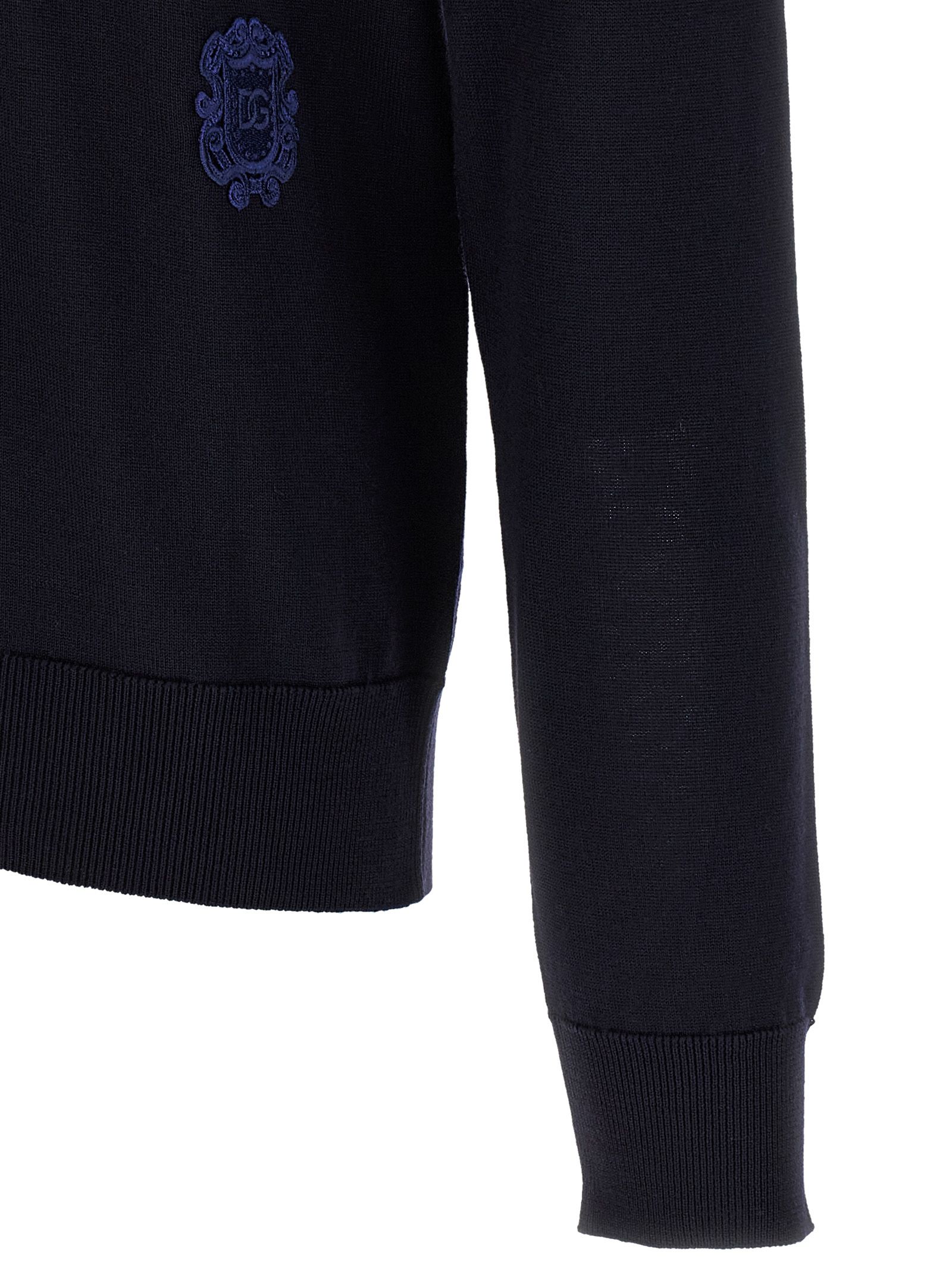 Virgin Wool Polo Men's Shirt - Dolce & Gabbana - Modalova