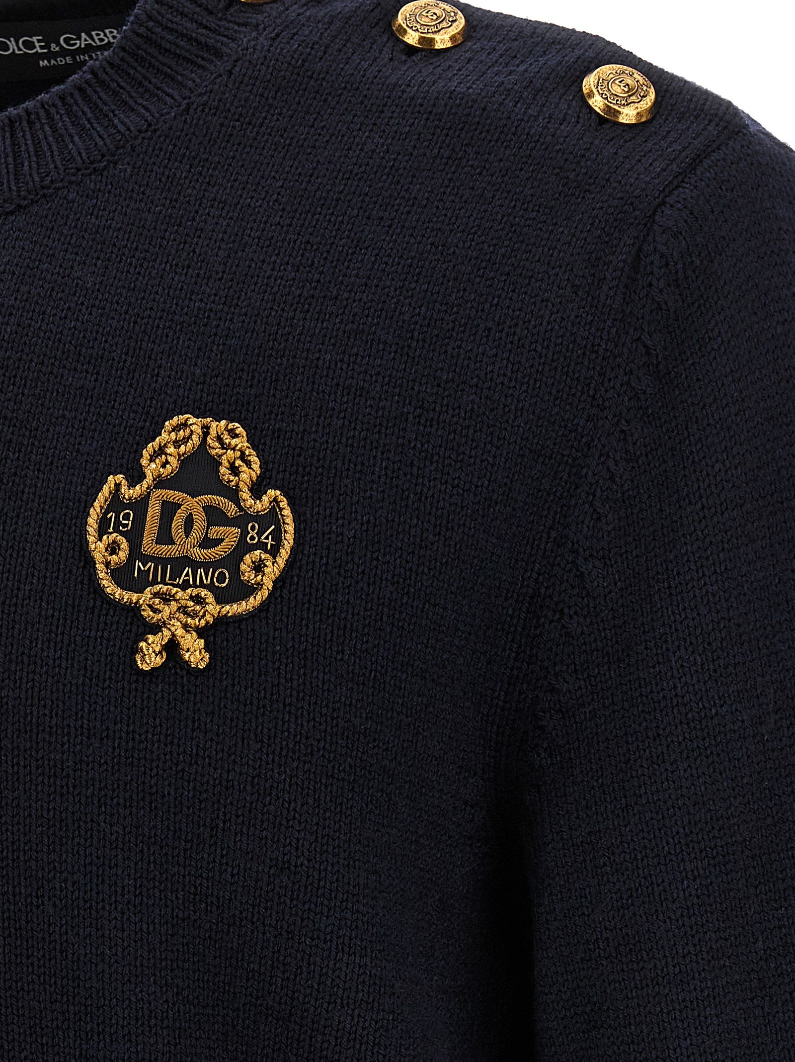 Virgin Wool Men's Cardigan - Dolce & Gabbana - Modalova