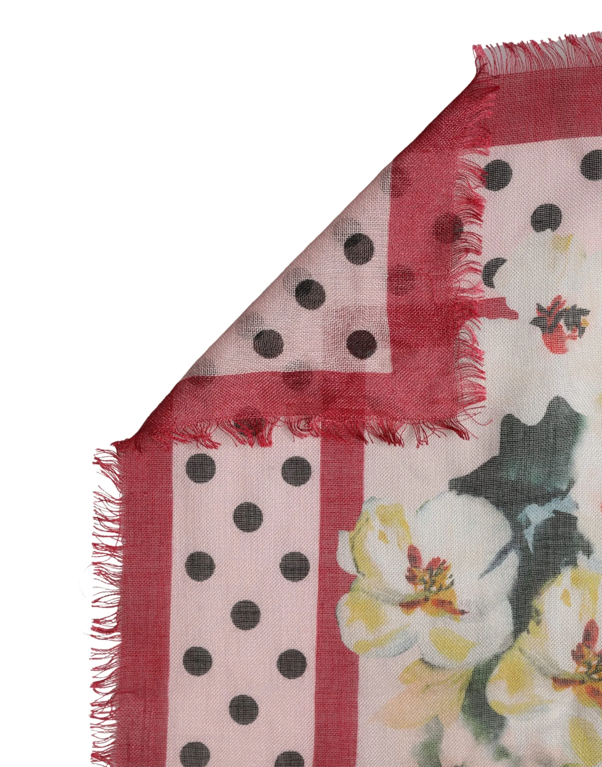 Floral Cashmere Stole Women's Scarf (Pre-Owned) - Dolce & Gabbana - Modalova