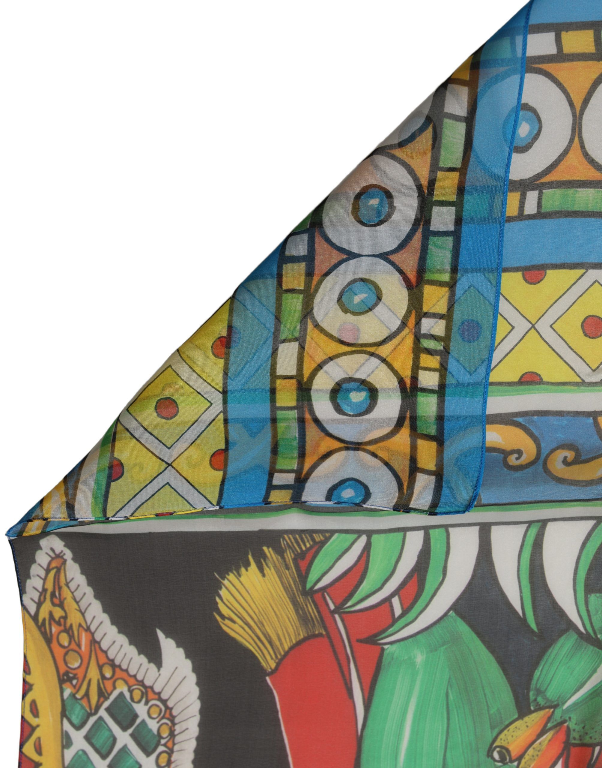 Silk Printed Shawl Stole Women's Scarf - Dolce & Gabbana - Modalova