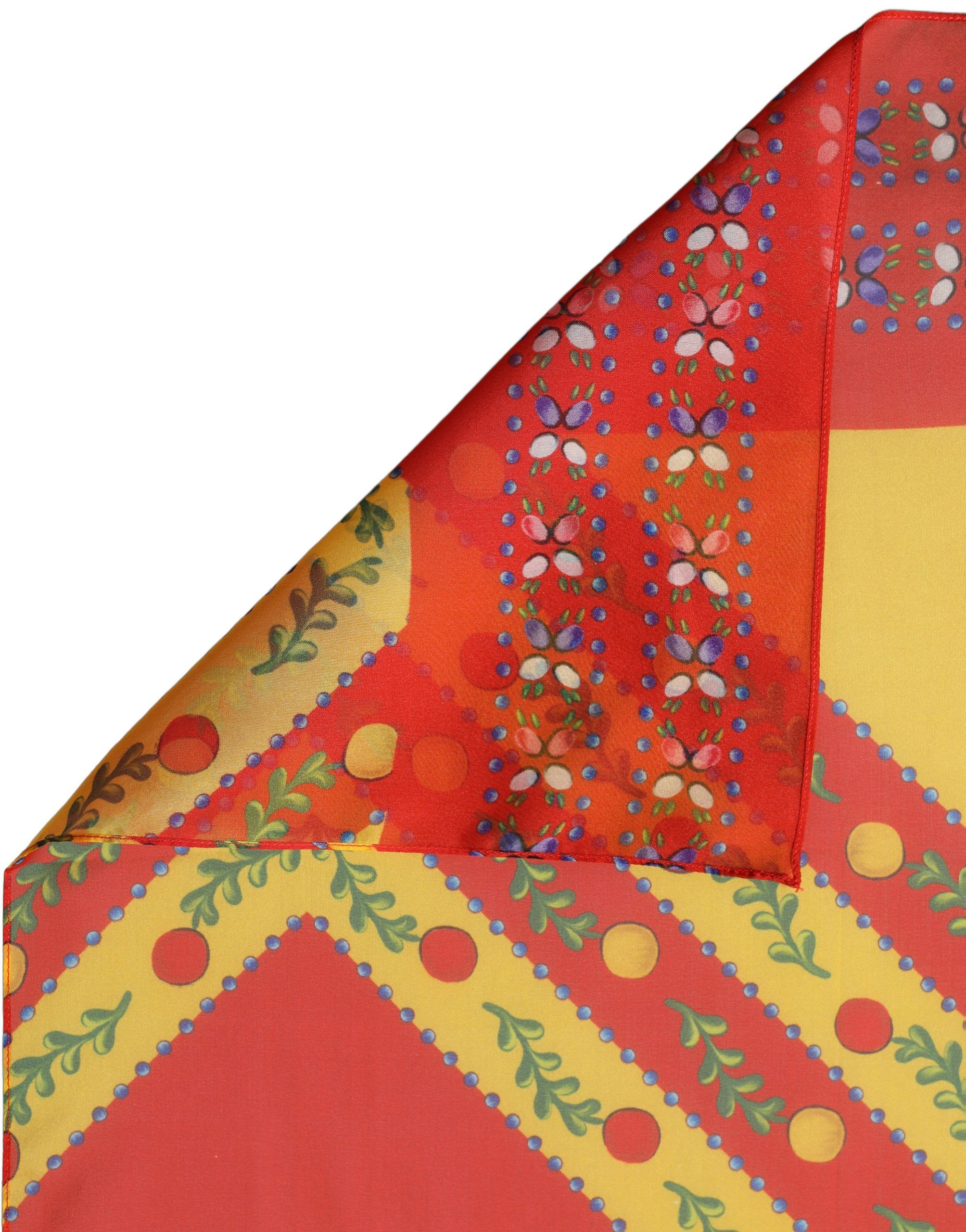 Silk Geometric Square Foulard Women's Scarf - Dolce & Gabbana - Modalova