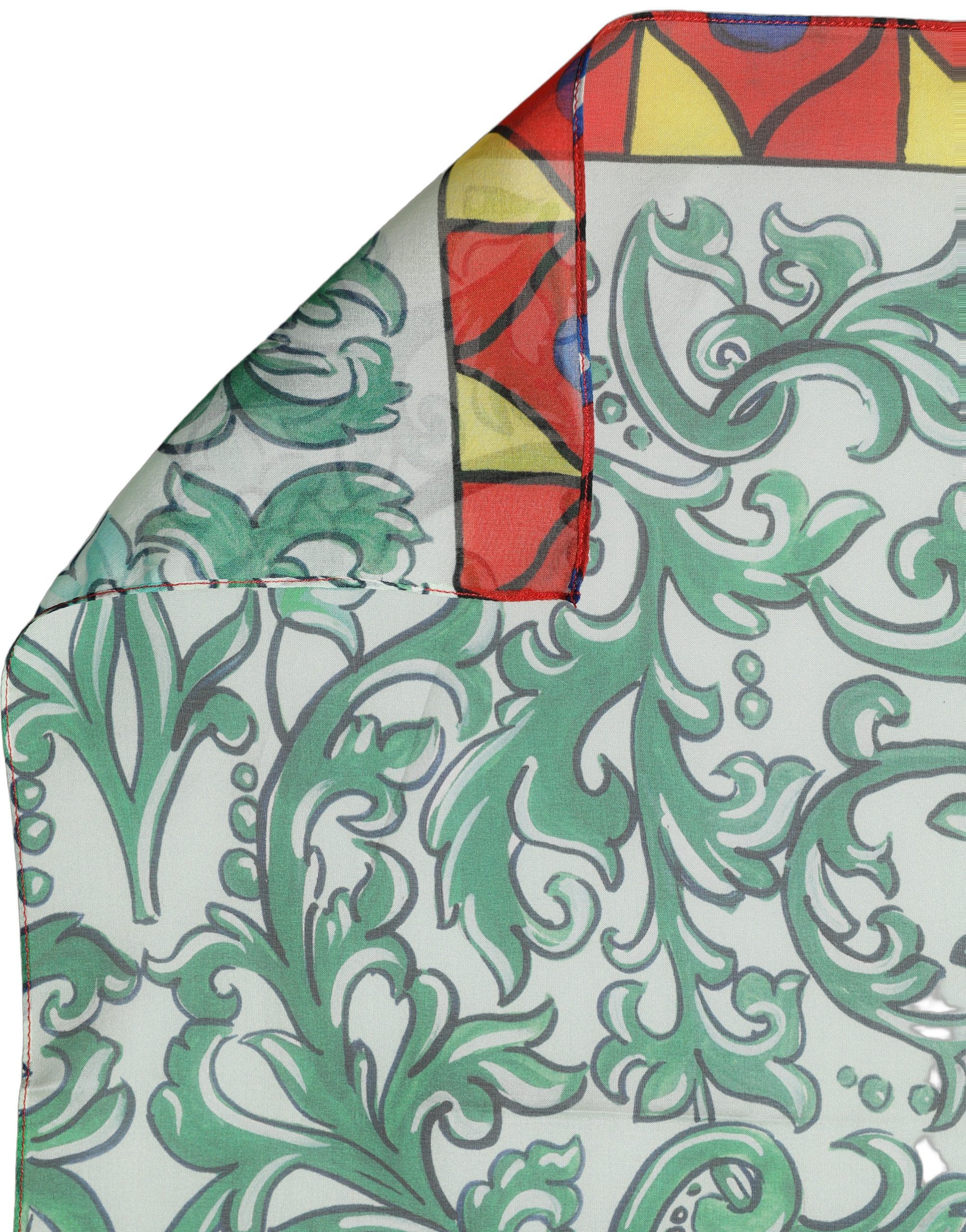 Silk Printed Square Foulard Women's Scarf - Dolce & Gabbana - Modalova