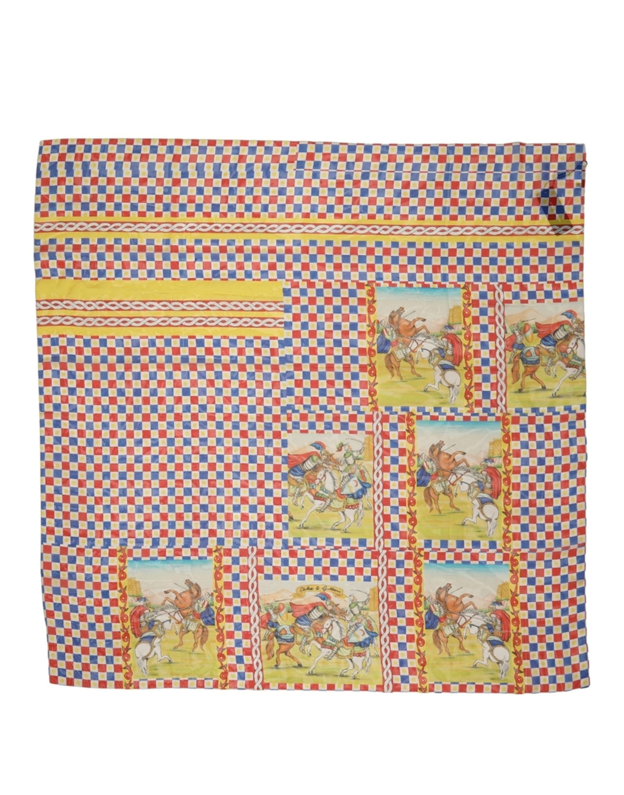 Silk Carretto Foulard Women's Scarf - Dolce & Gabbana - Modalova