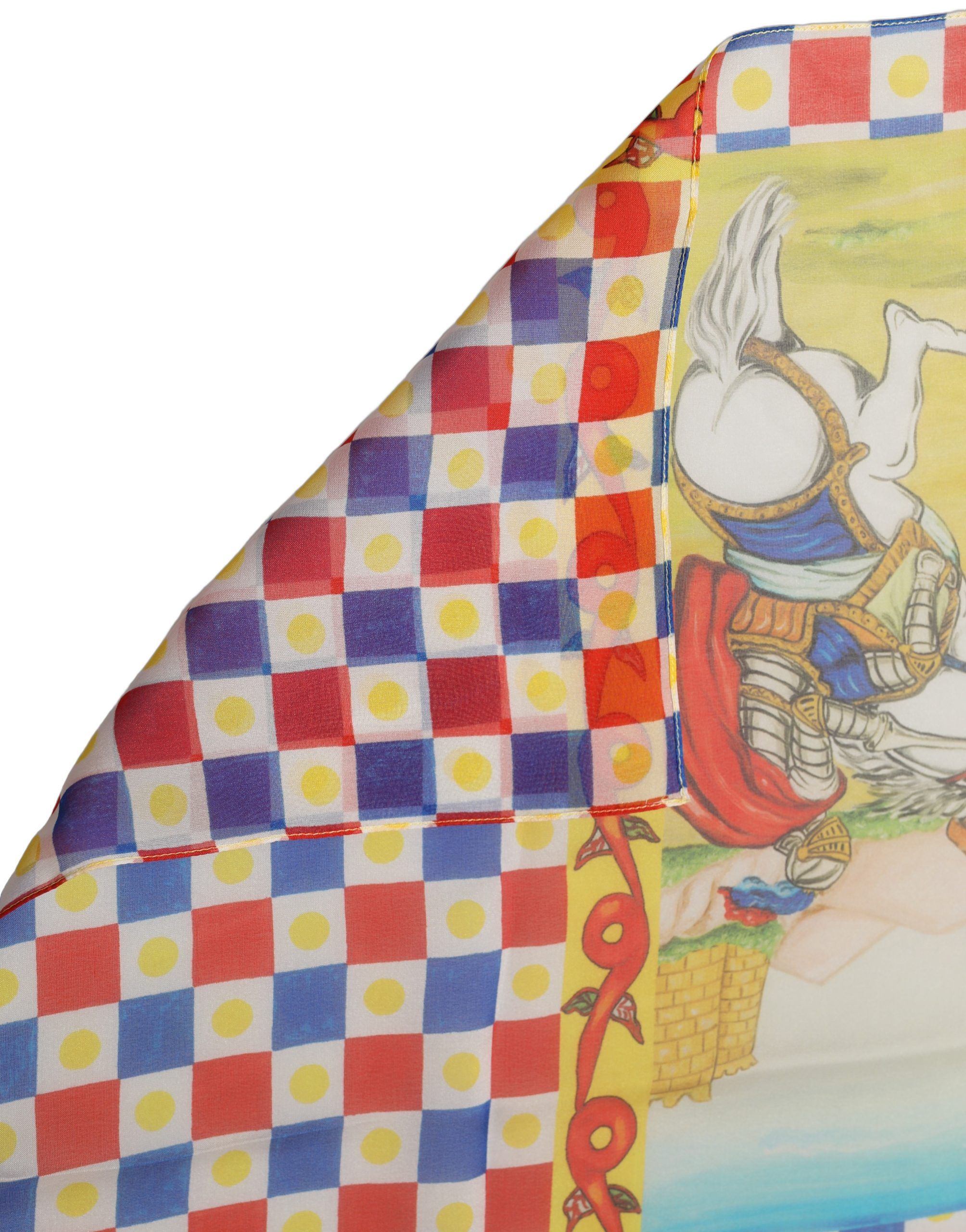 Silk Carretto Foulard Women's Scarf - Dolce & Gabbana - Modalova