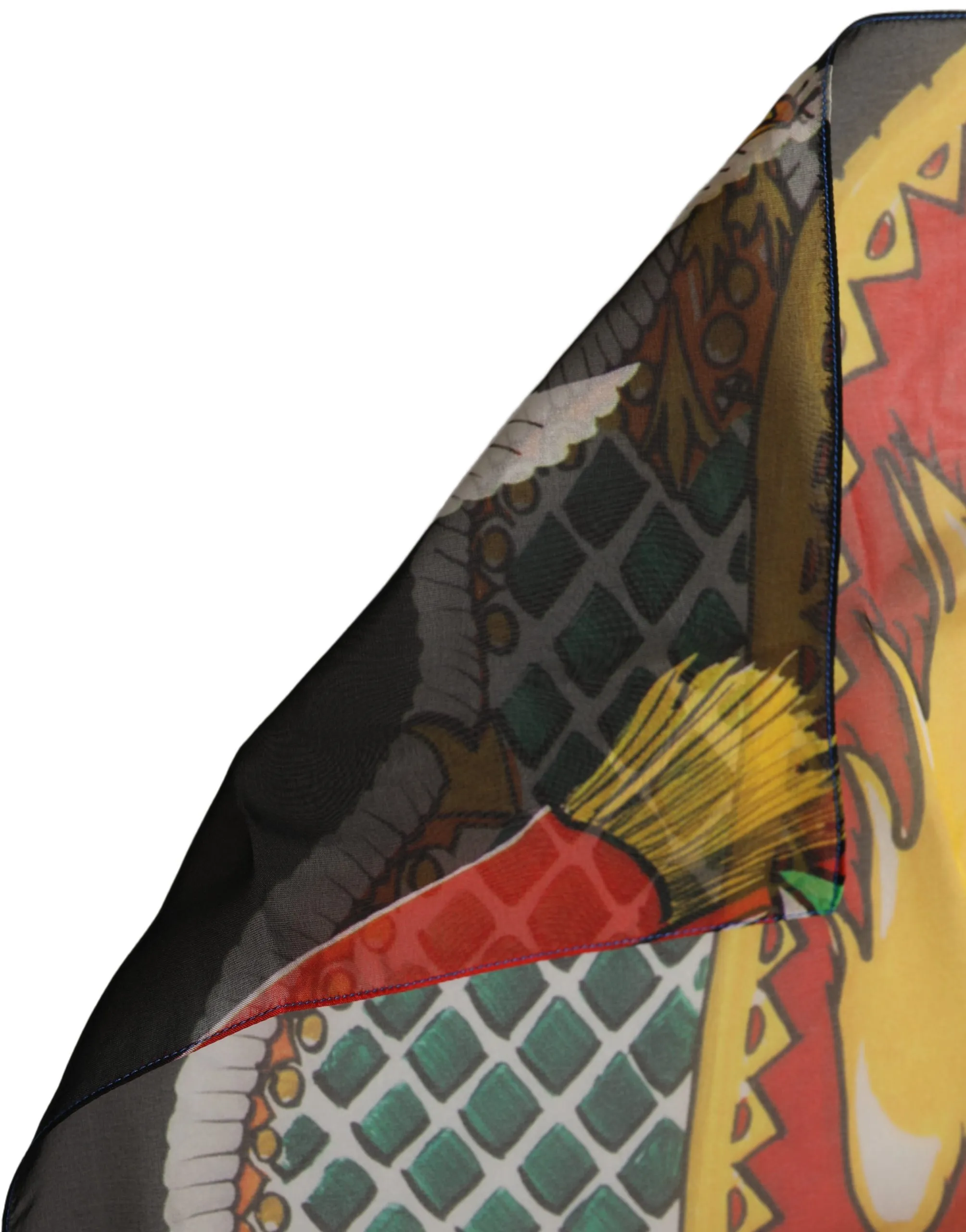Silk Printed Square Foulard Women's Scarf - Dolce & Gabbana - Modalova