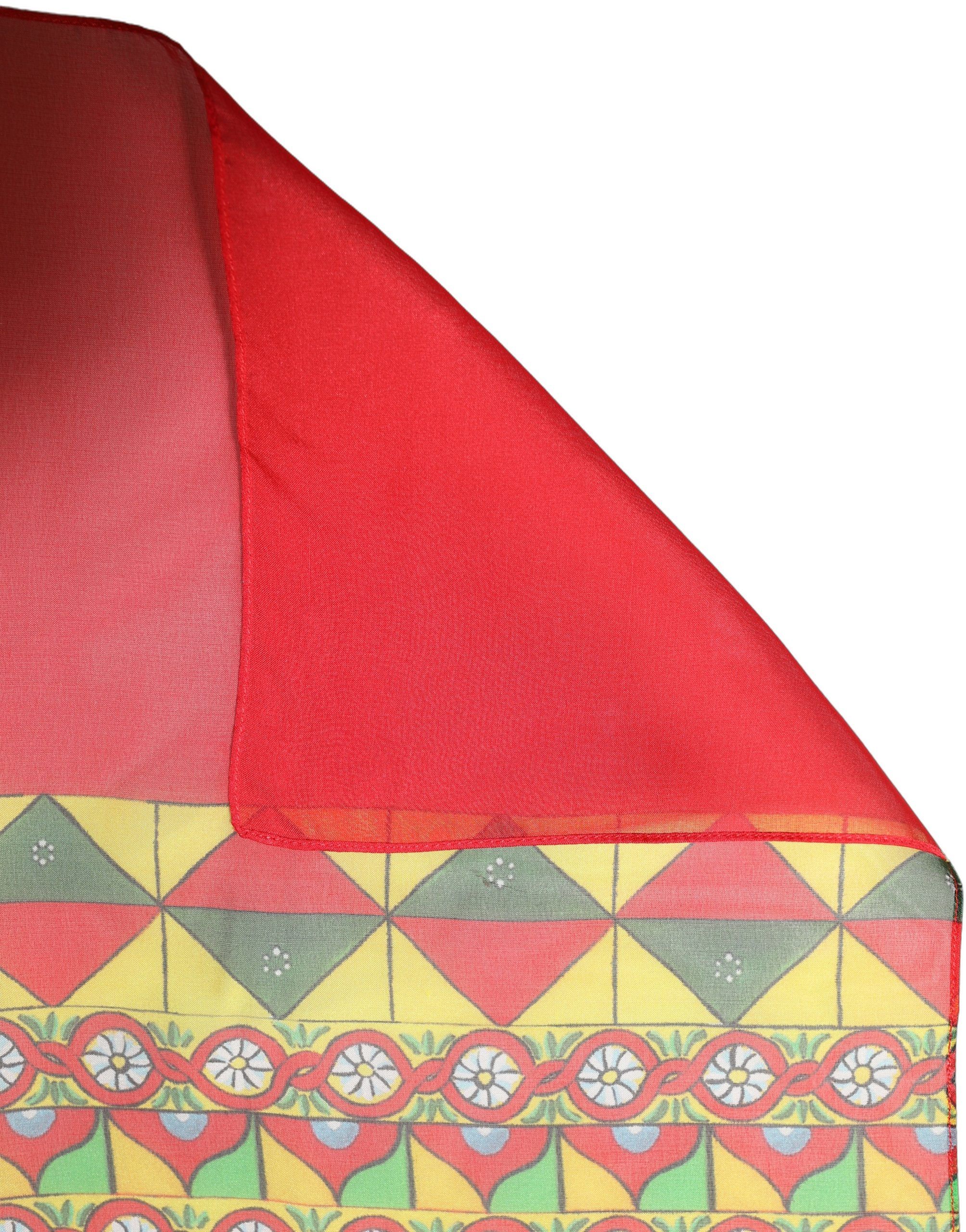 Silk Geometric Print Shawl Stole Women's Scarf - Dolce & Gabbana - Modalova