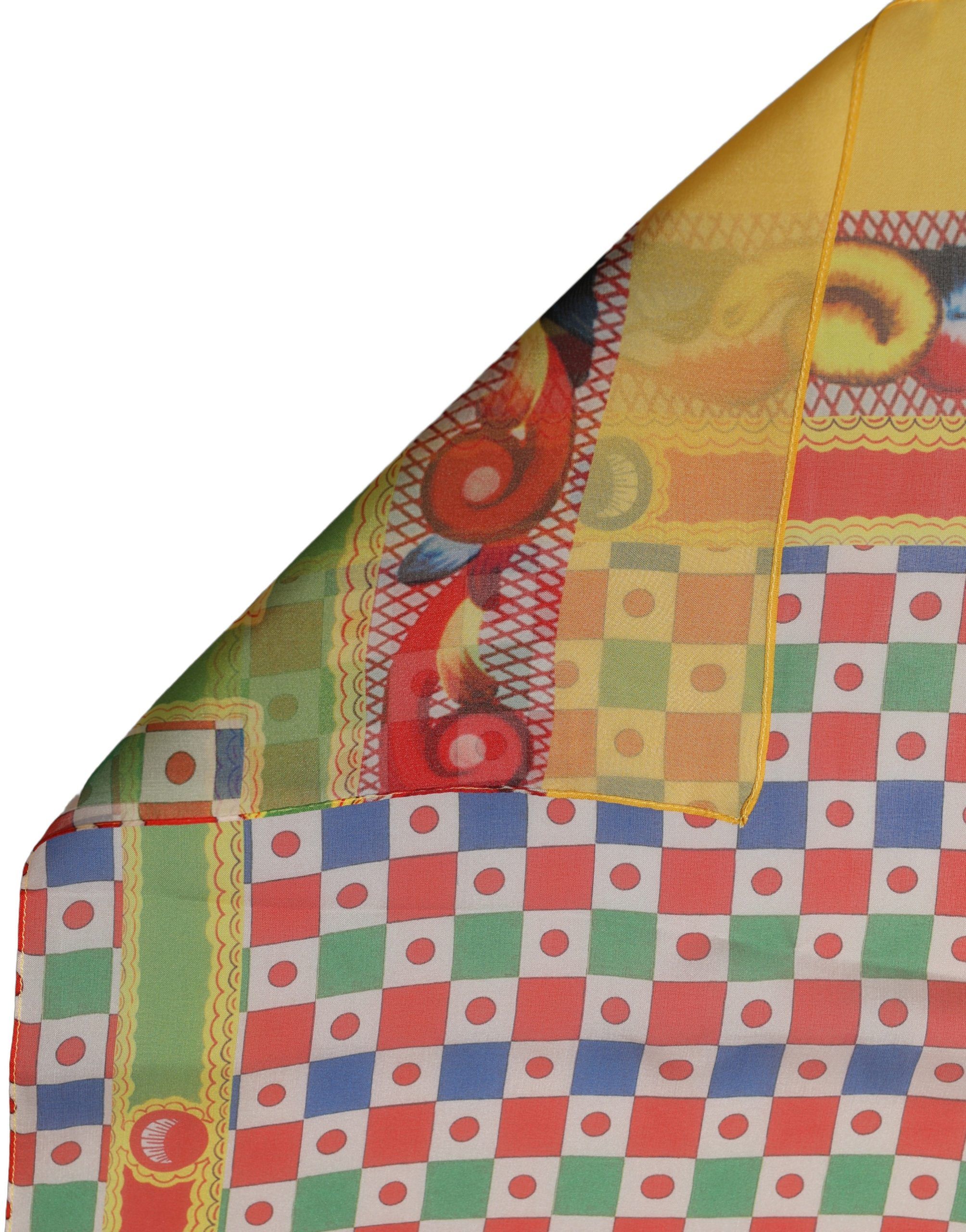 Silk Carretto Print Stole Women's Scarf - Dolce & Gabbana - Modalova