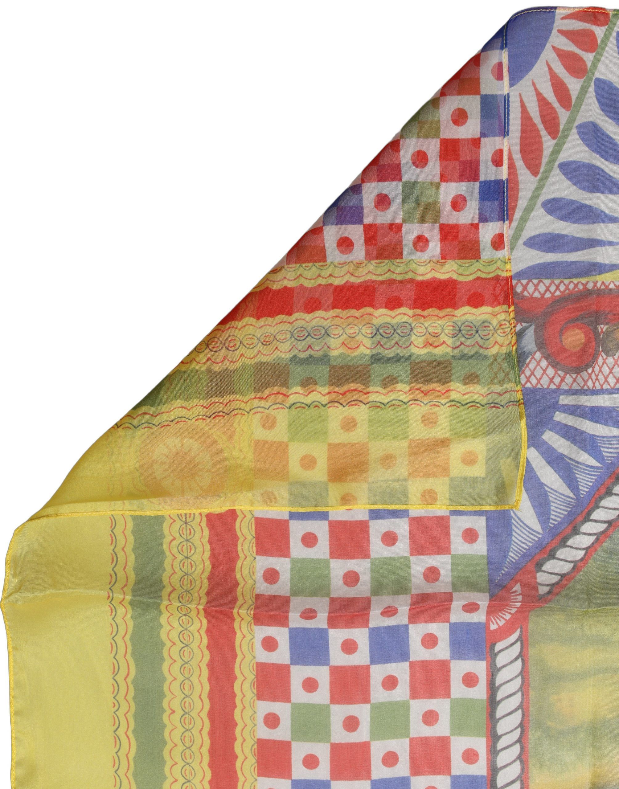 Silk Carretto Foulard Women's Scarf - Dolce & Gabbana - Modalova