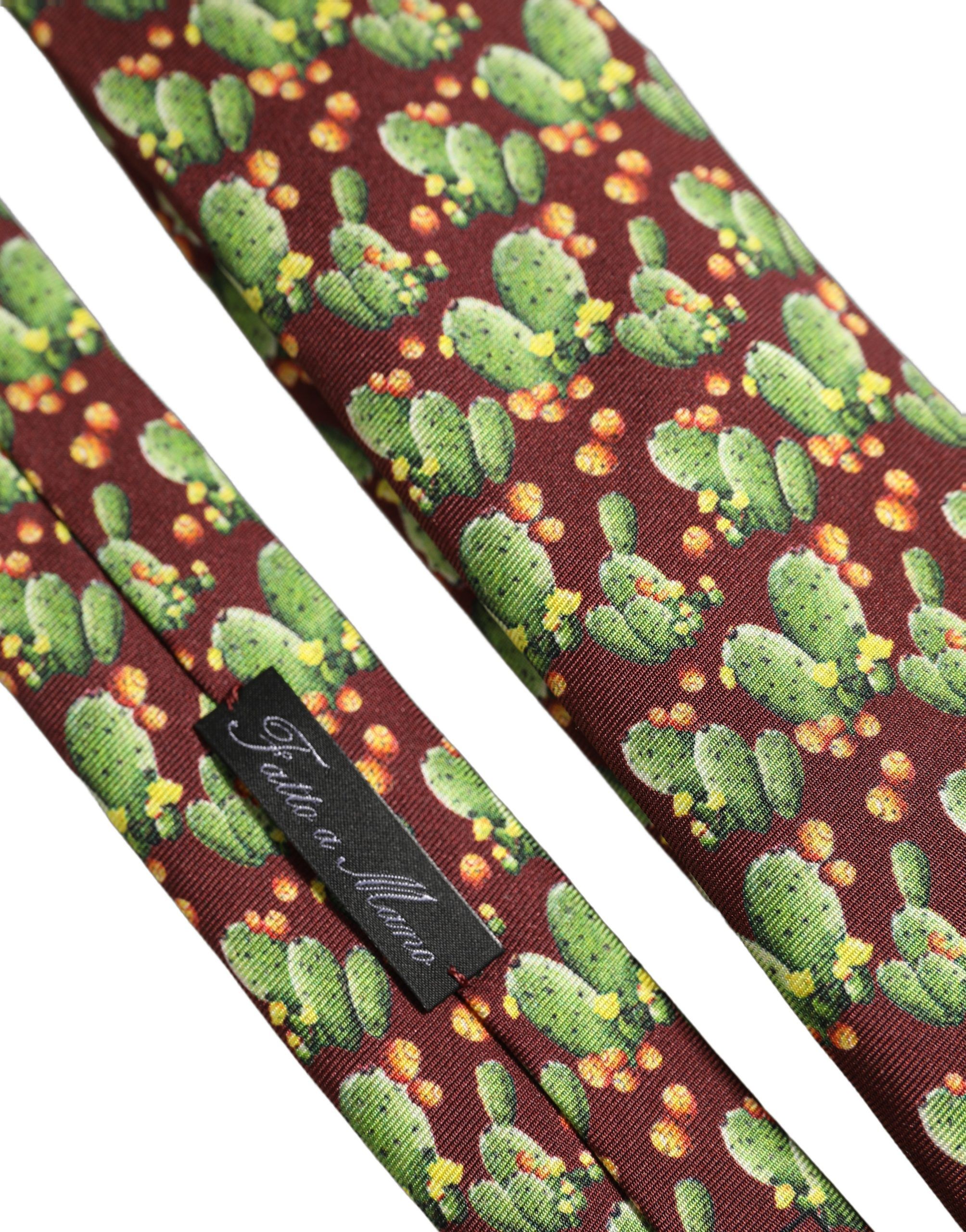Silk Cactus Floral Adjustable Men'sd Men NeckMen's Men's Tie - Dolce & Gabbana - Modalova