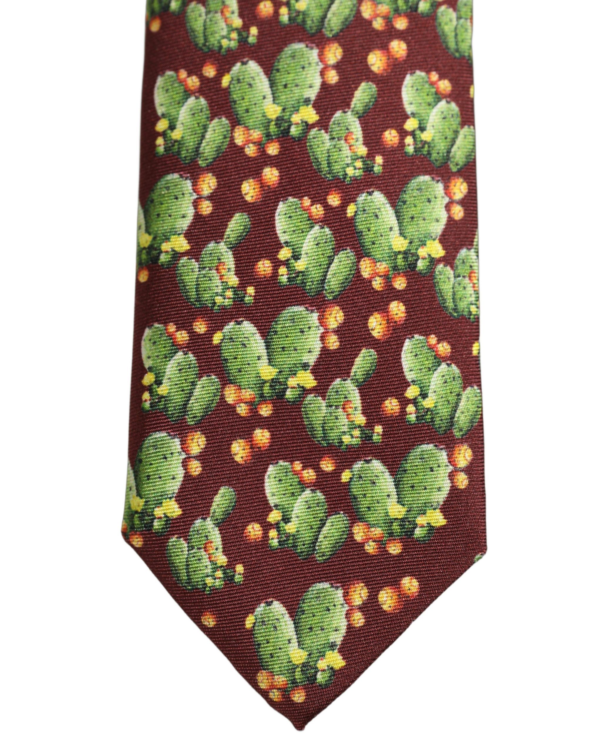 Silk Cactus Floral Adjustable Men'sd Men NeckMen's Men's Tie - Dolce & Gabbana - Modalova