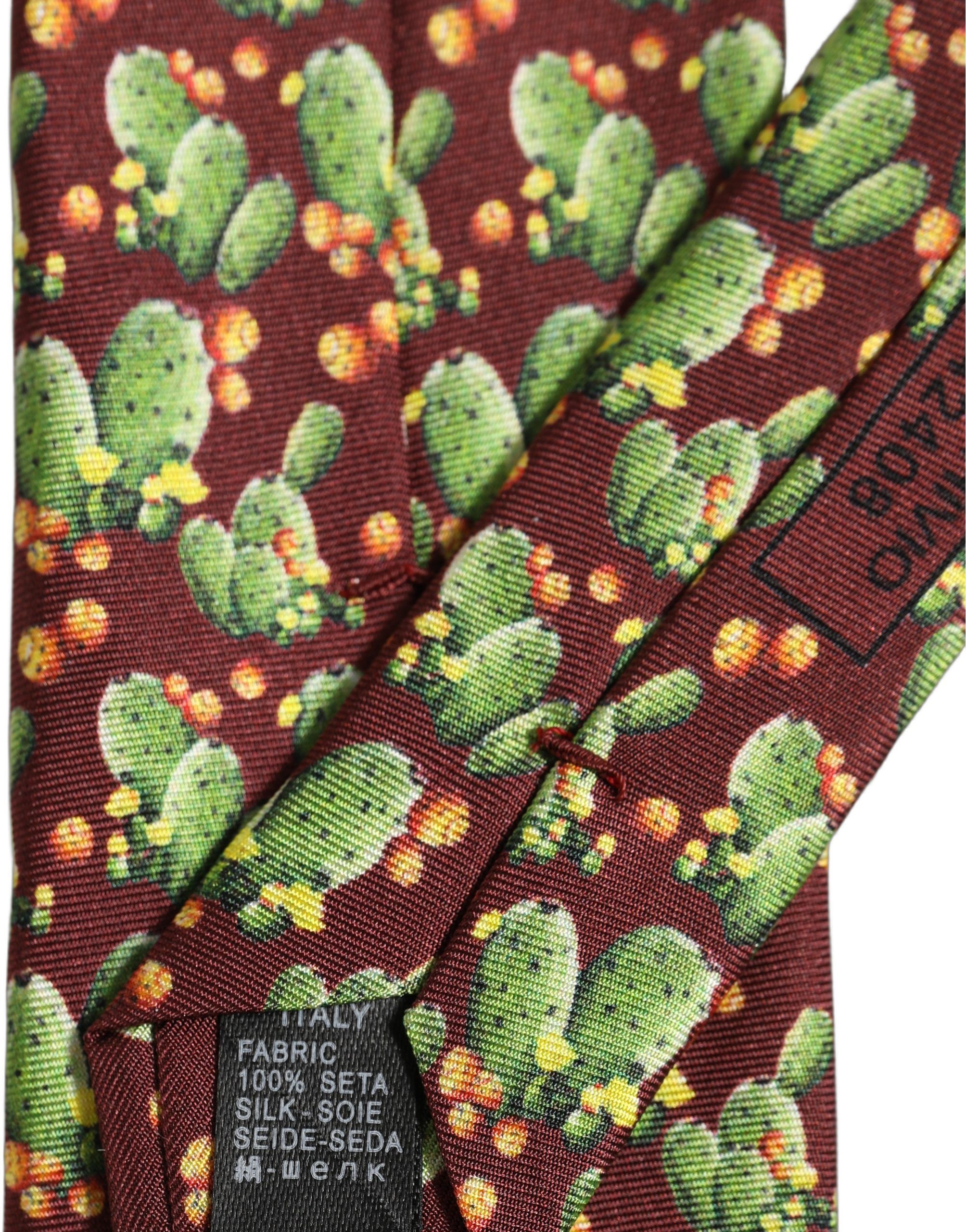 Silk Cactus Floral Adjustable Men'sd Men NeckMen's Men's Tie - Dolce & Gabbana - Modalova