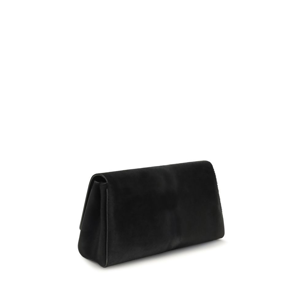 Calf Leather Bos Taurus Clutch Women's Bag - Khaite - Modalova