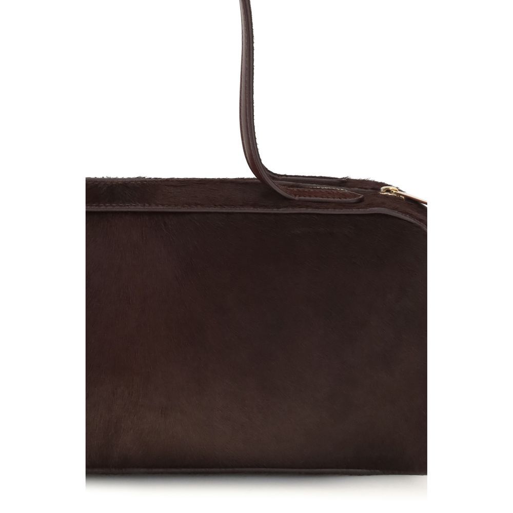 Calf Leather Bos Taurus Shoulder Women's Bag - Khaite - Modalova