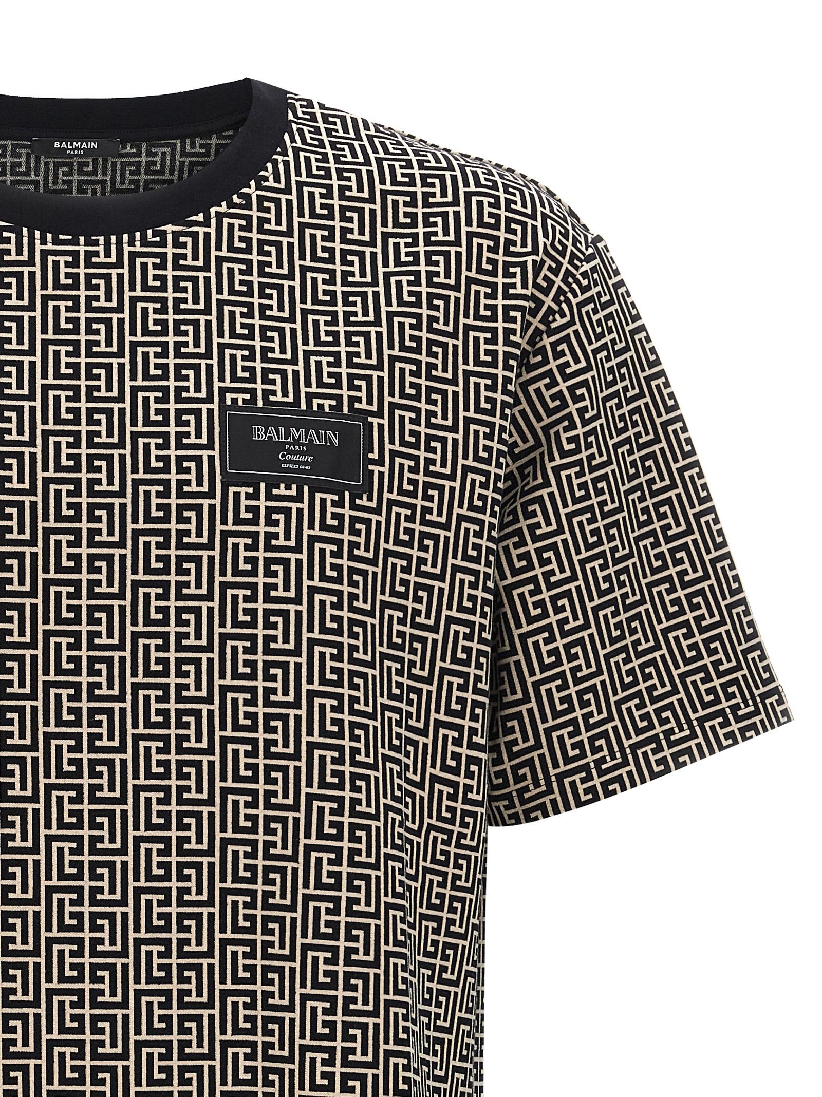 Cotton Men's T-Shirt - Balmain - Modalova