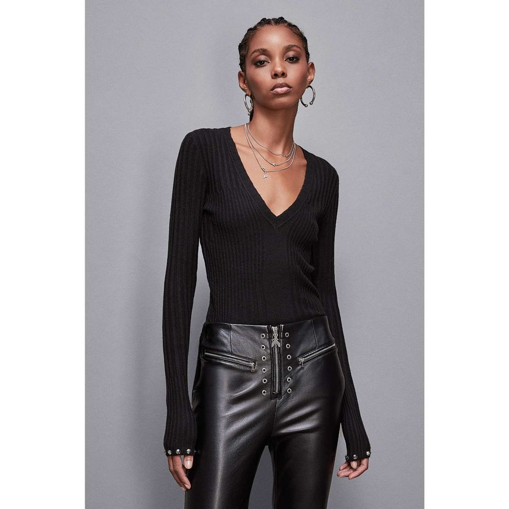 Leather Women's Pants - Patrizia Pepe - Modalova