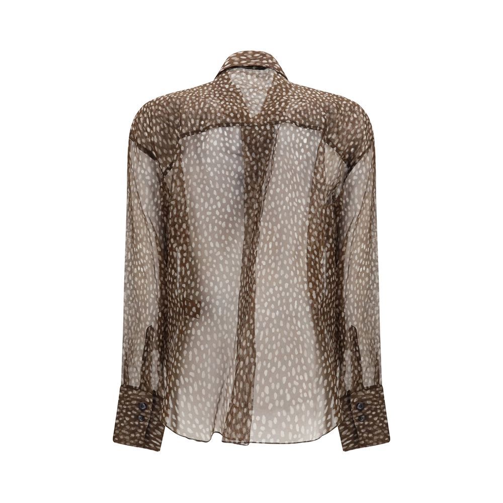 Silk Pattern Women's Shirt - Brunello Cucinelli - Modalova