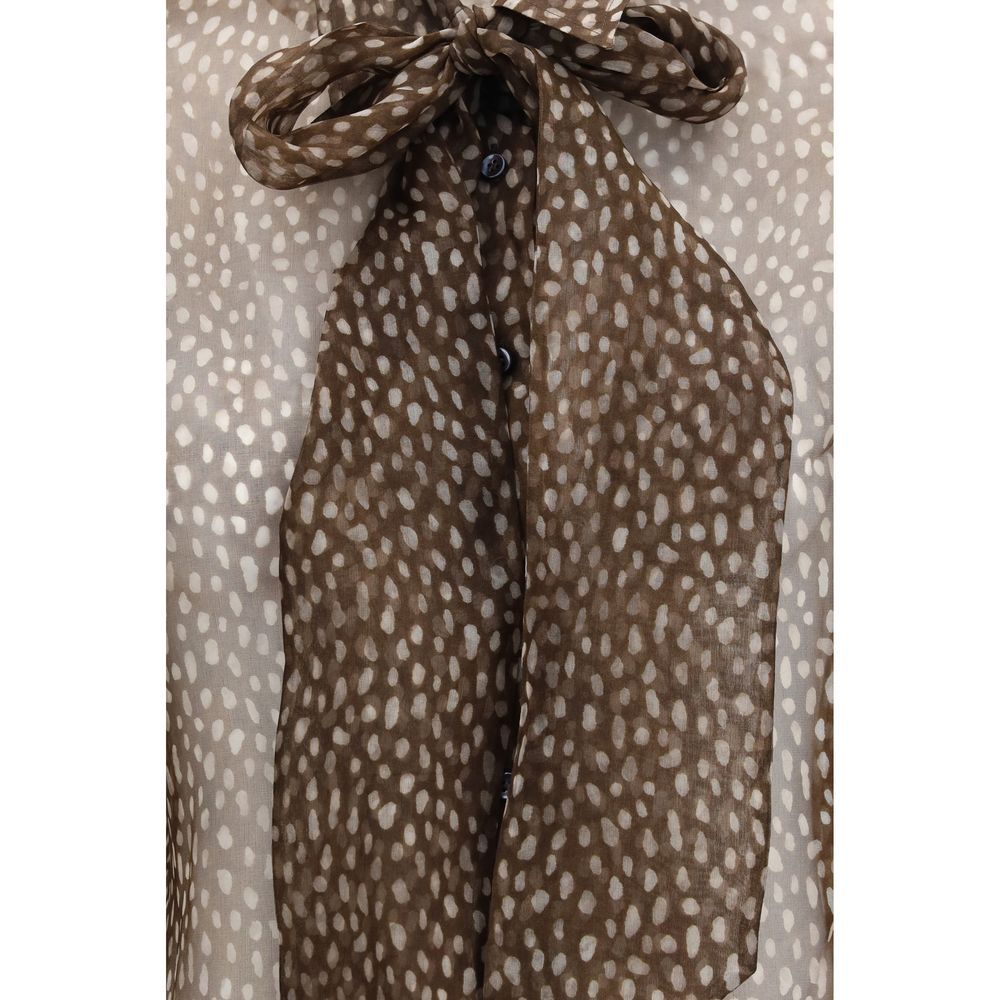 Silk Pattern Women's Shirt - Brunello Cucinelli - Modalova