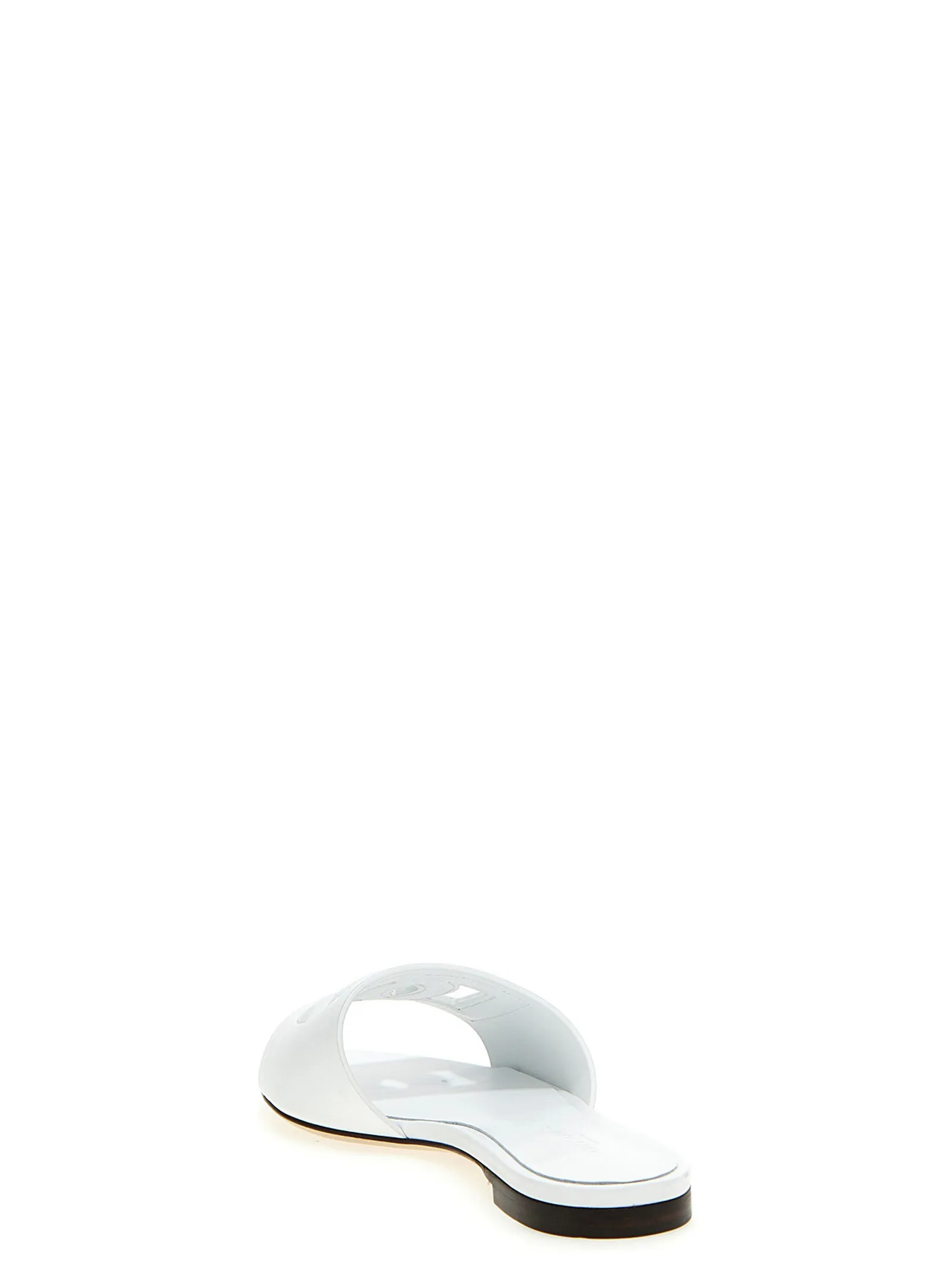 Calfskin Women's Slides - Dolce & Gabbana - Modalova