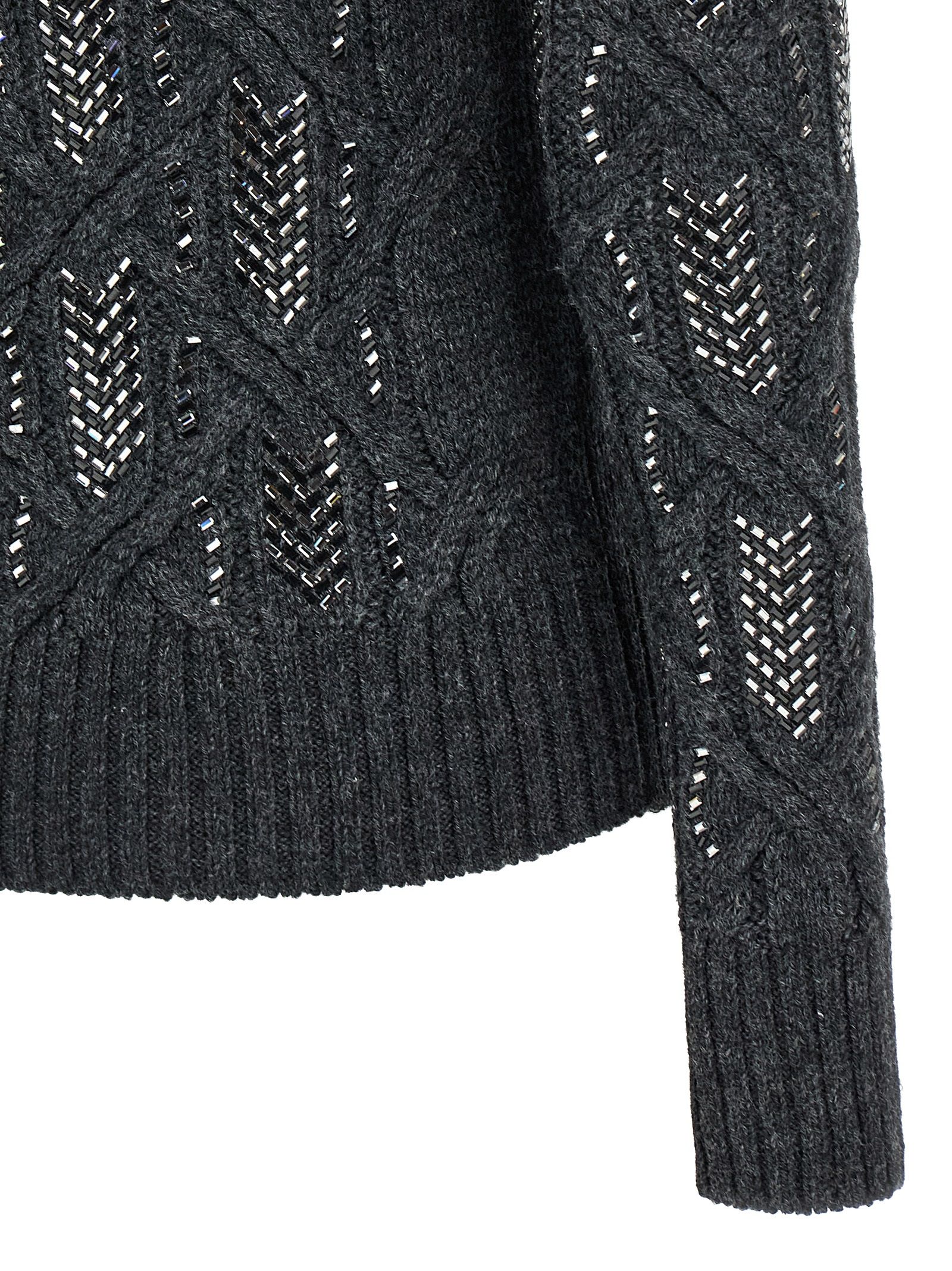 Virgin Wool Women's Cardigan - Ermanno Scervino - Modalova
