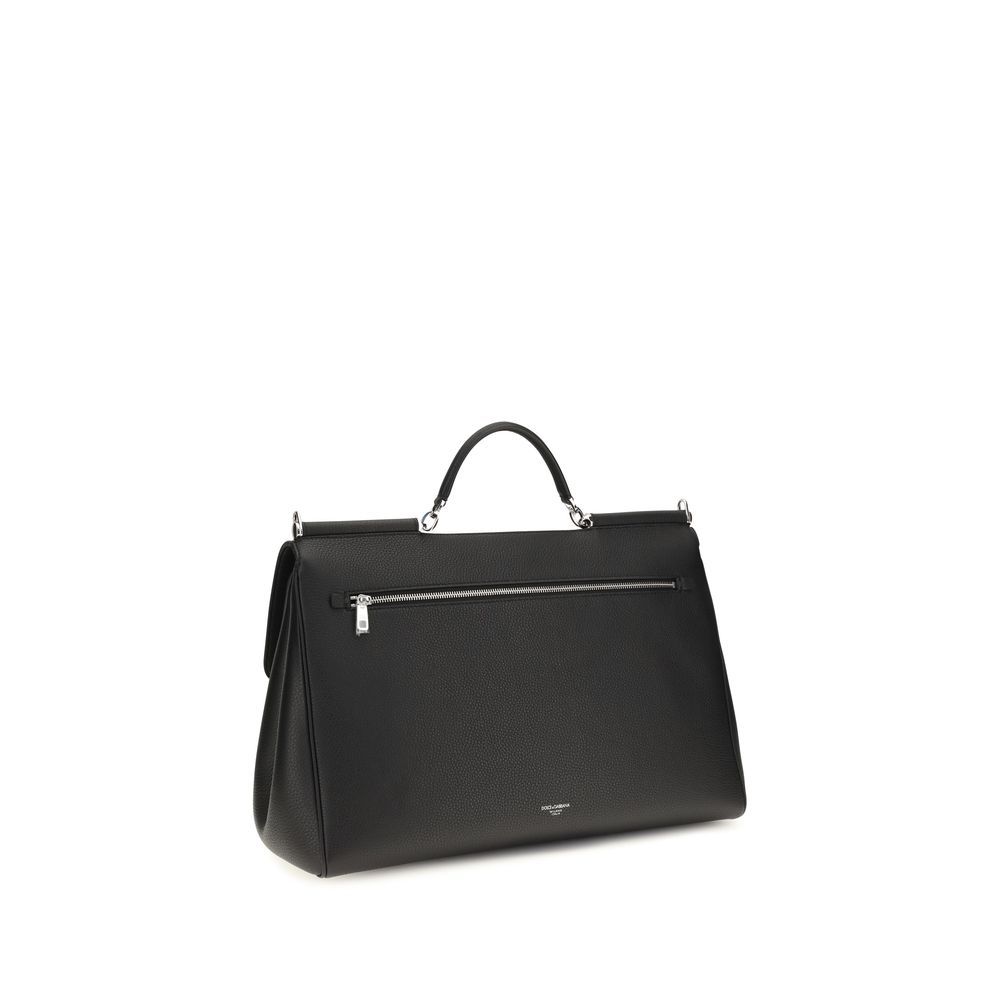 Calf Leather Bos Taurus Men's Handbag - Dolce & Gabbana - Modalova
