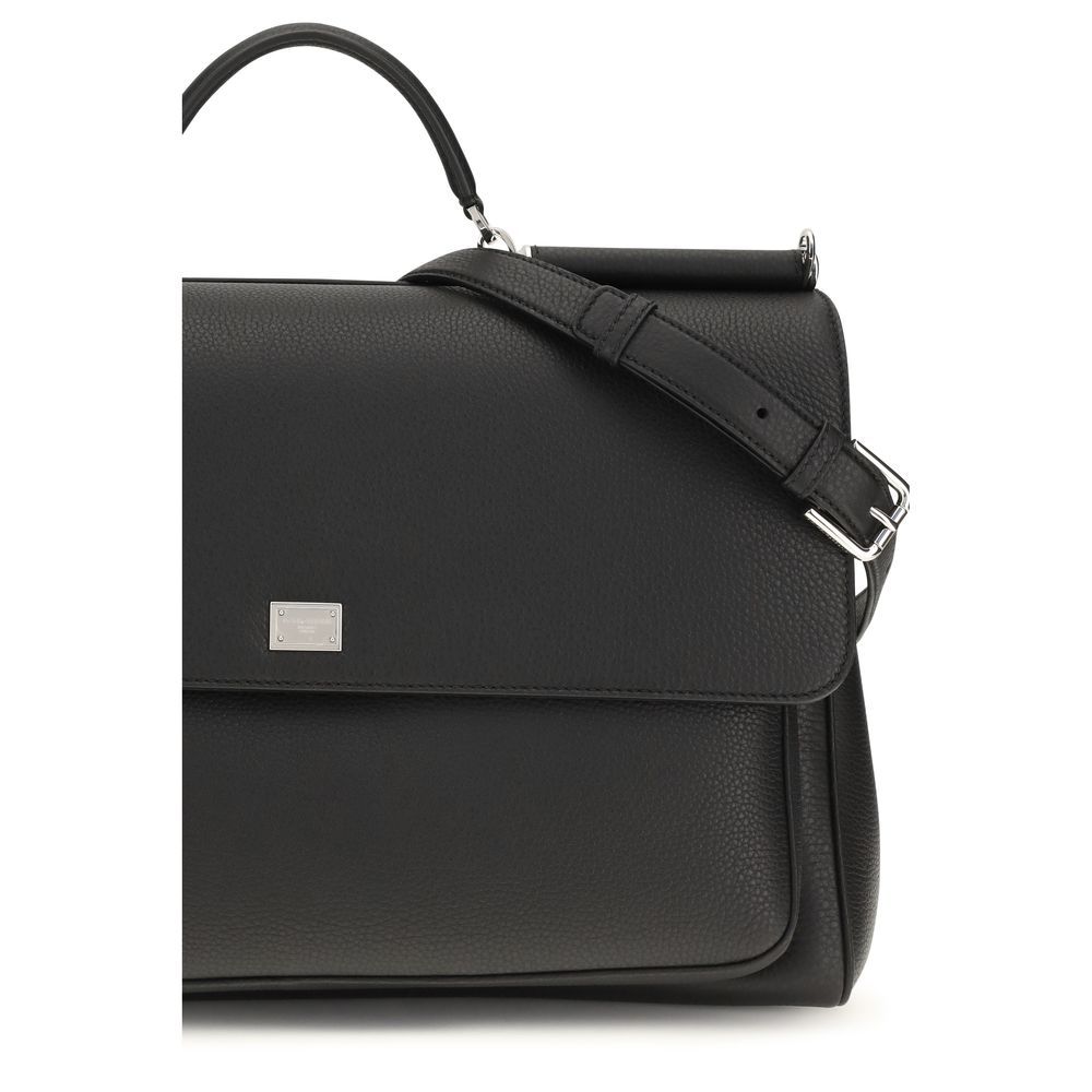 Calf Leather Bos Taurus Men's Handbag - Dolce & Gabbana - Modalova