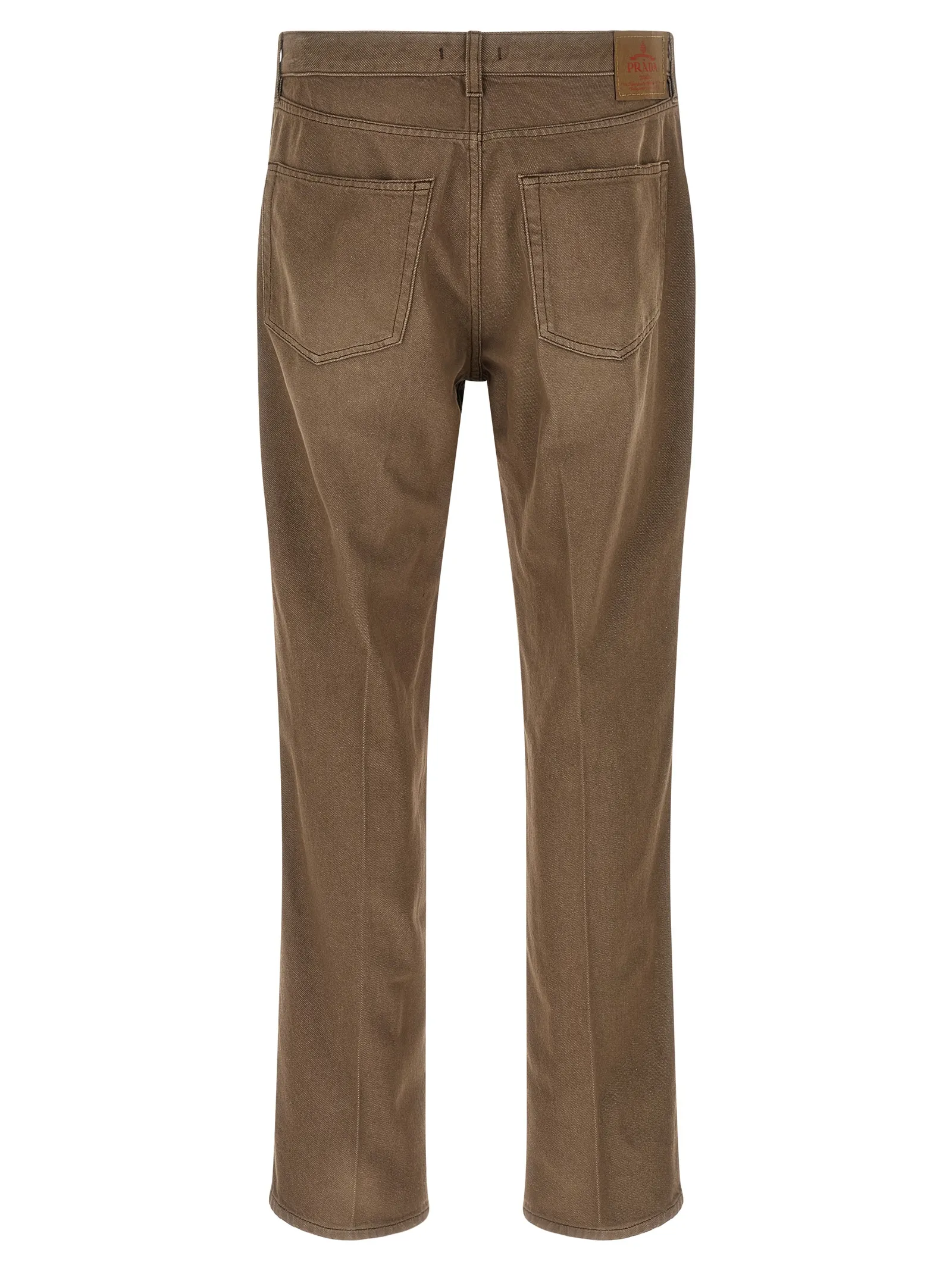 Cotton Casual Men's Pants - Prada - Modalova
