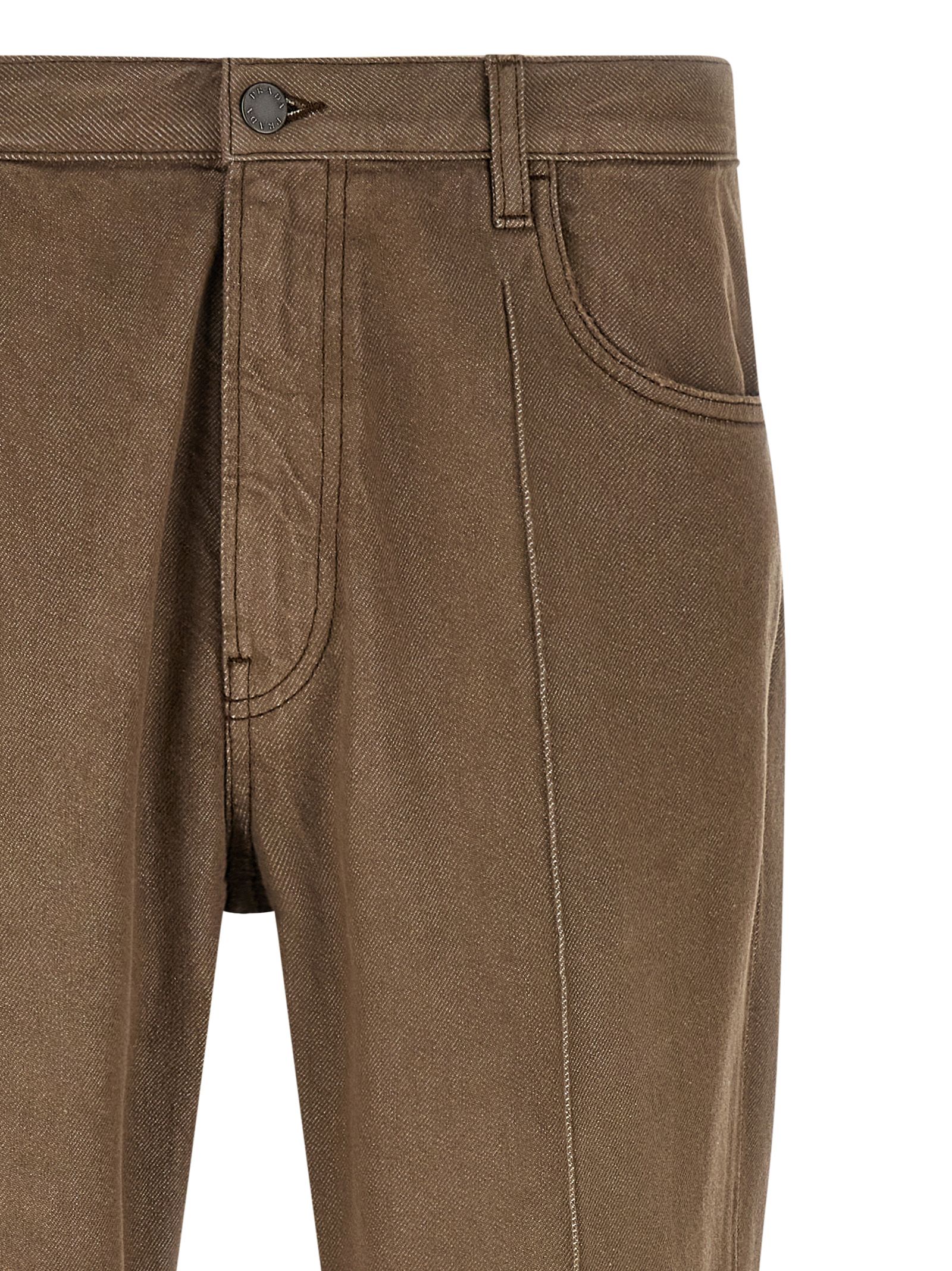 Cotton Casual Men's Pants - Prada - Modalova