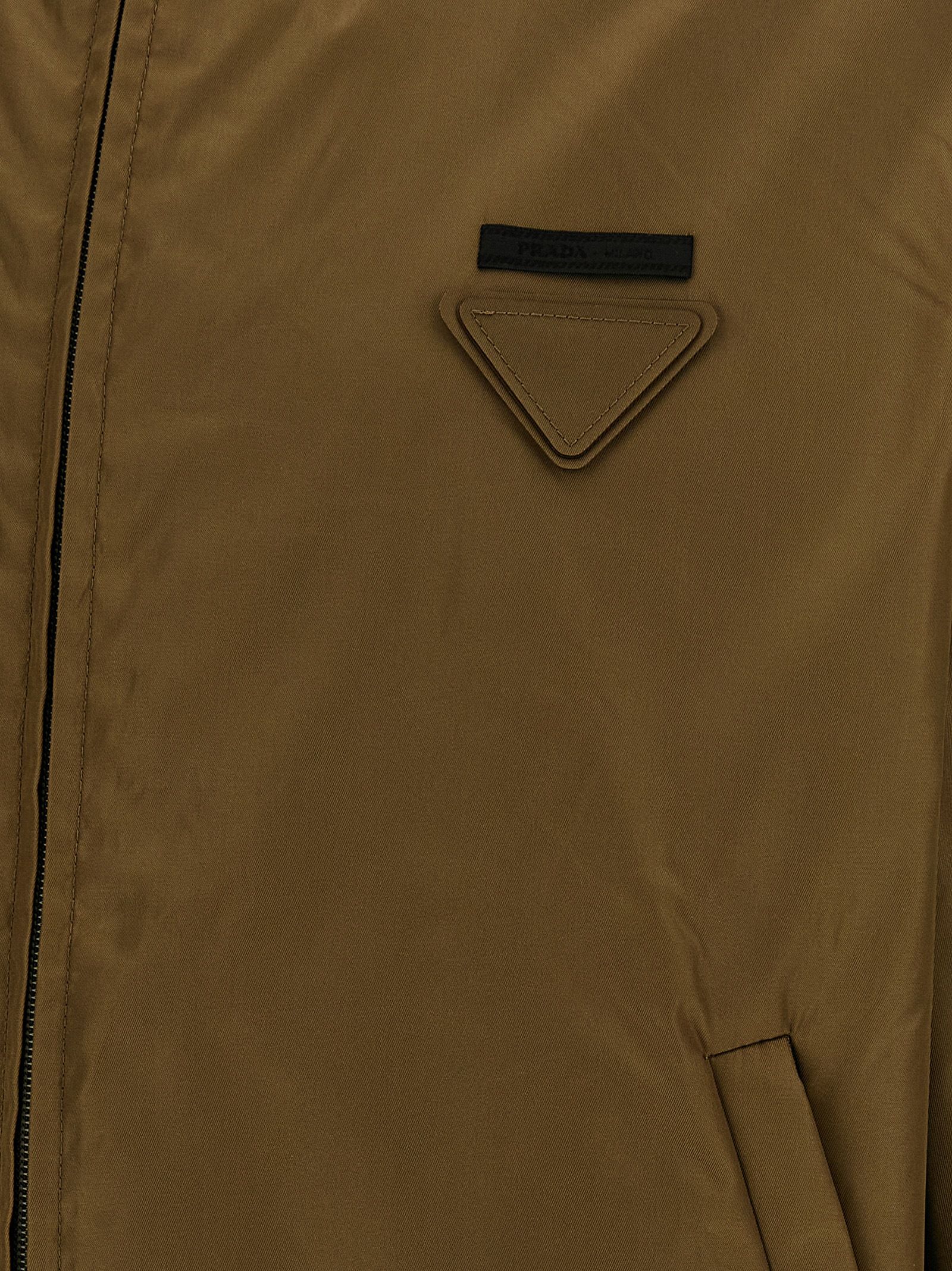 Polyamide Shell Men's Jacket - Prada - Modalova