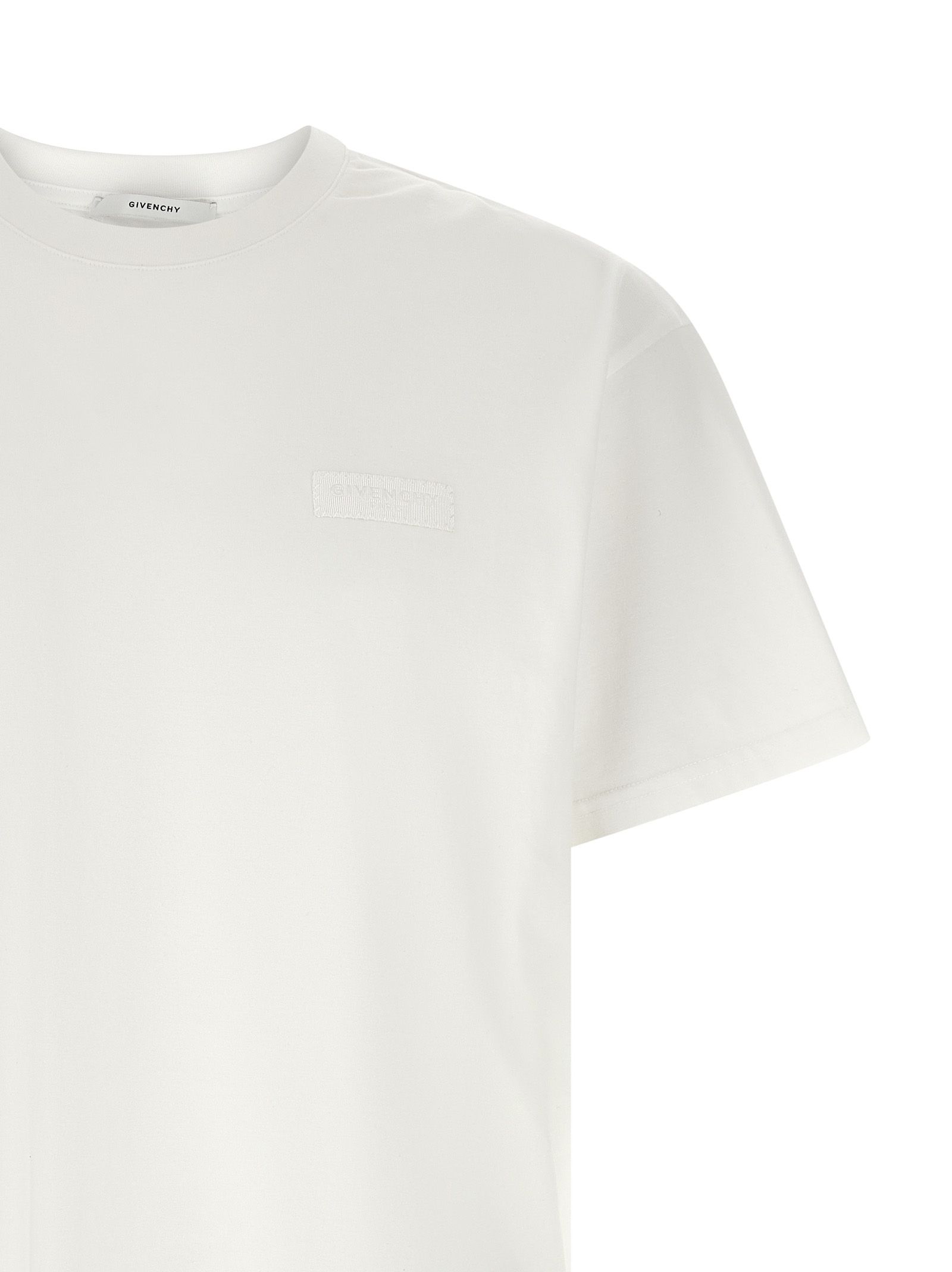 Givenchy White Cotton Men's T-Shirt - Givenchy - Modalova
