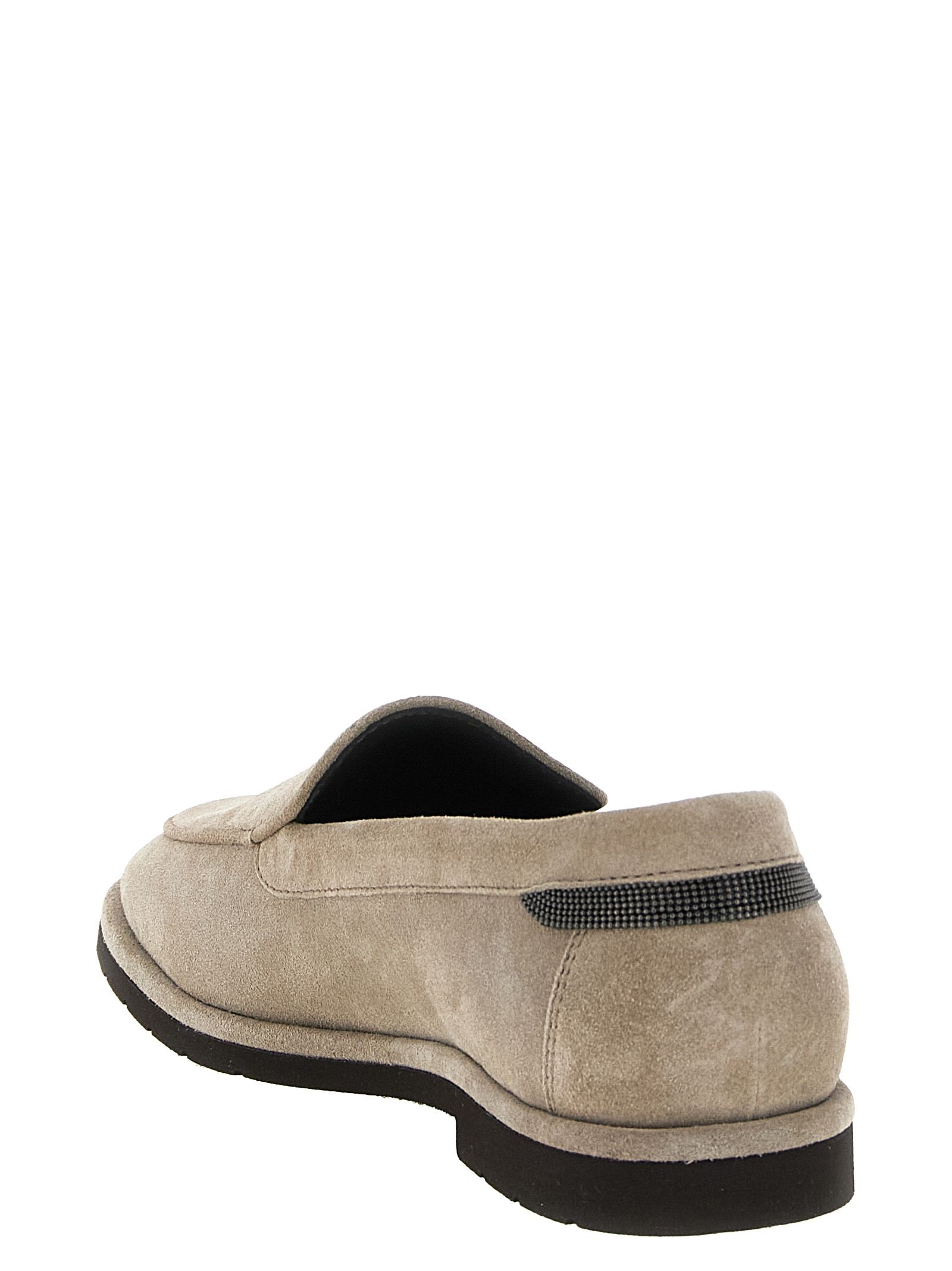 Calfskin Slip-On Women's Loafers - Brunello Cucinelli - Modalova