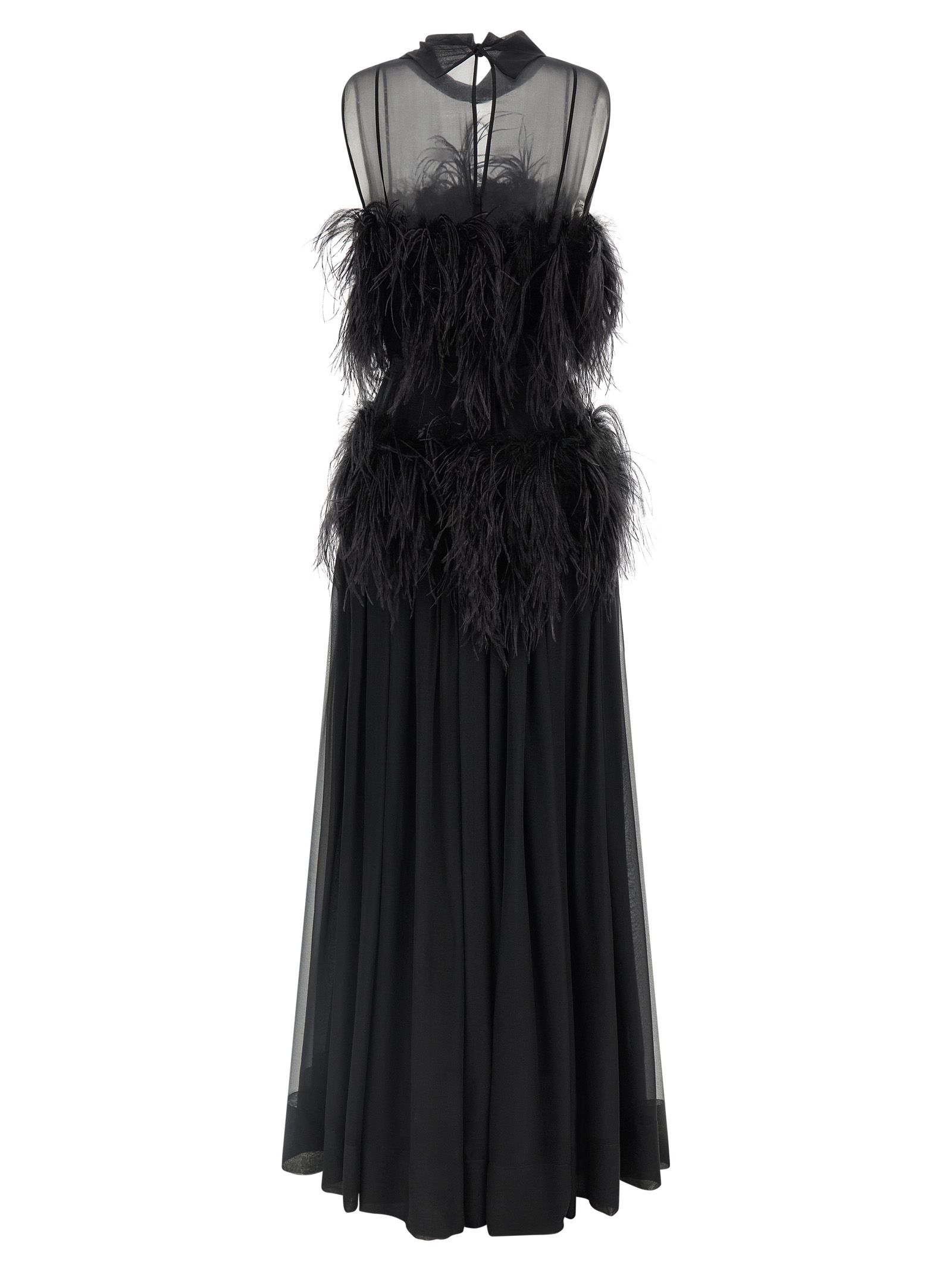 Silk Long Women's Dress - Alberta Ferretti - Modalova