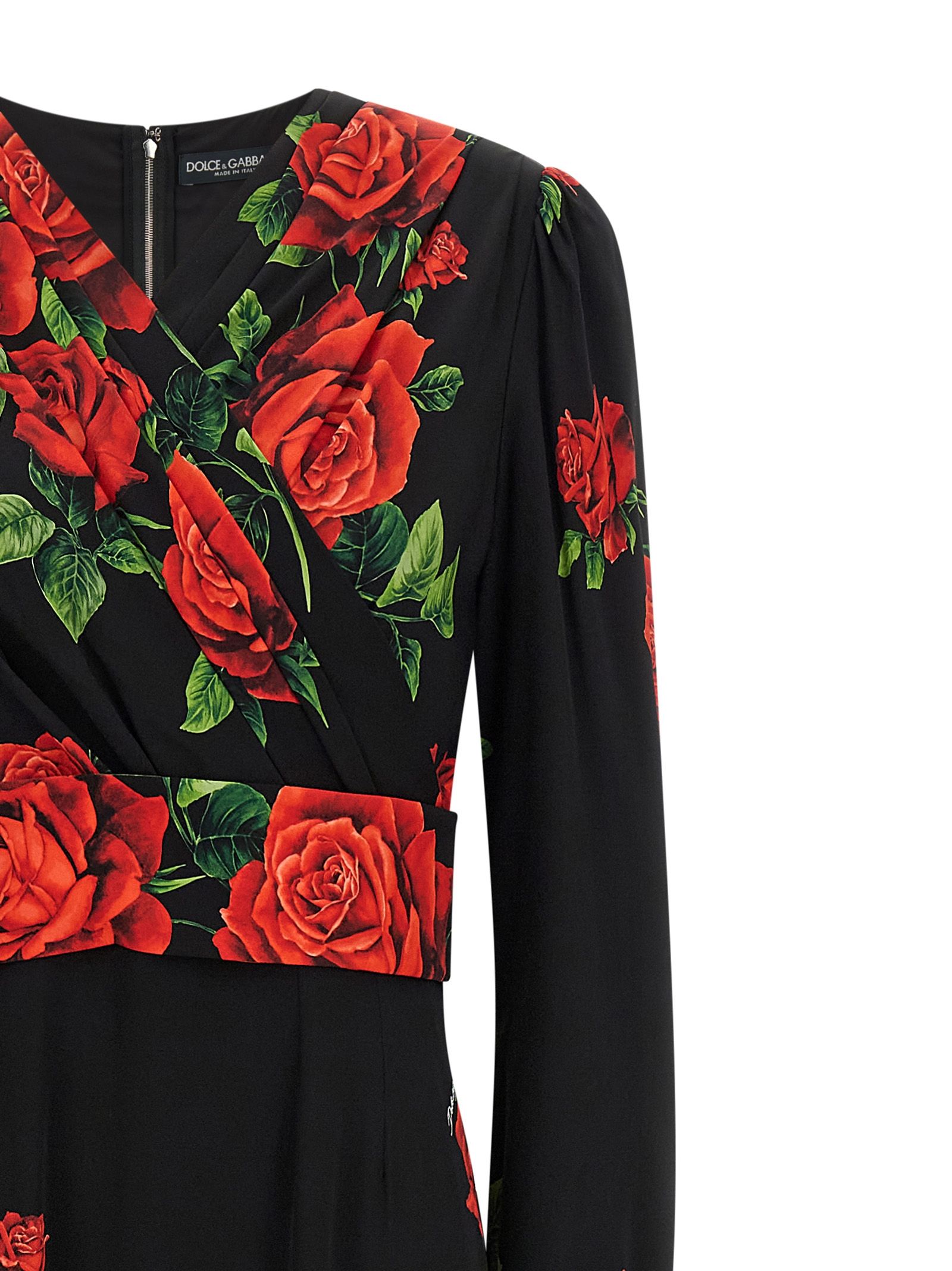 Silk Long Women's Dress - Dolce & Gabbana - Modalova