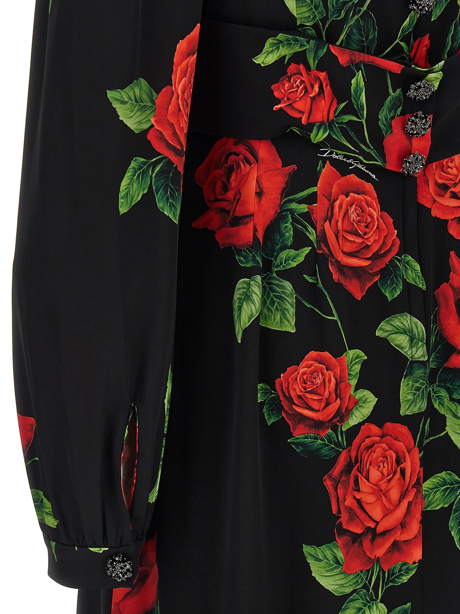 Silk Long Women's Dress - Dolce & Gabbana - Modalova