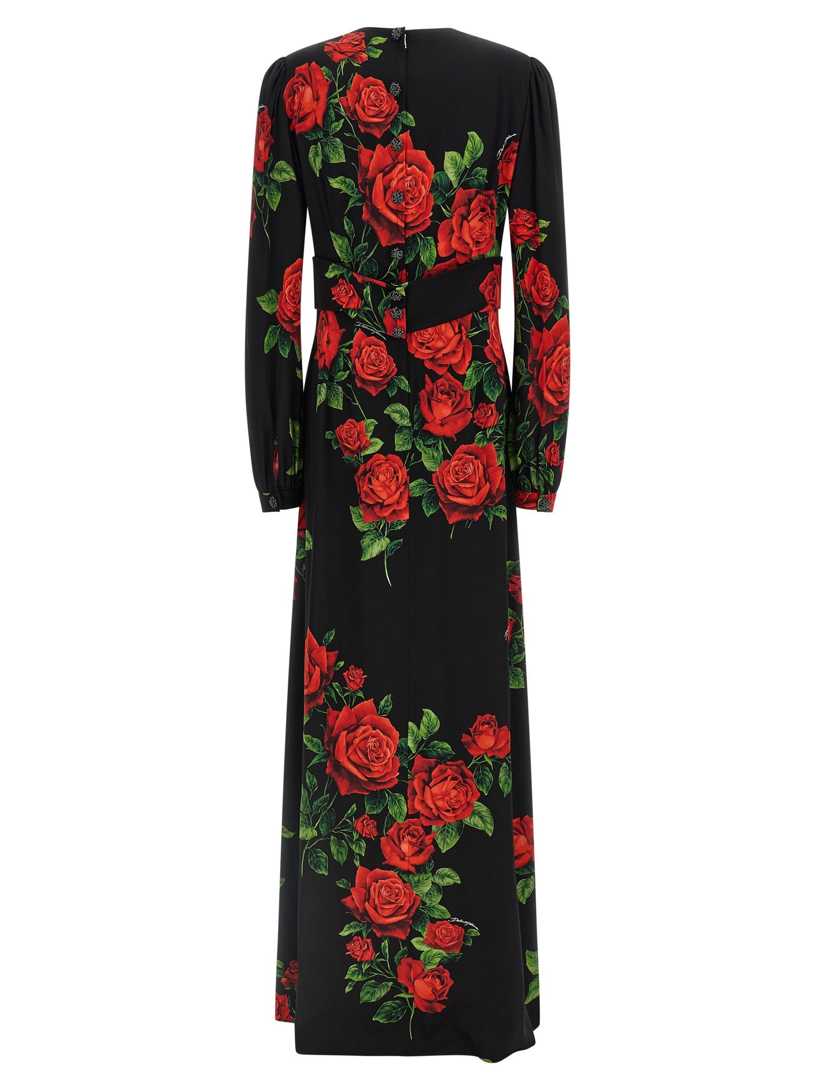 Silk Long Women's Dress - Dolce & Gabbana - Modalova